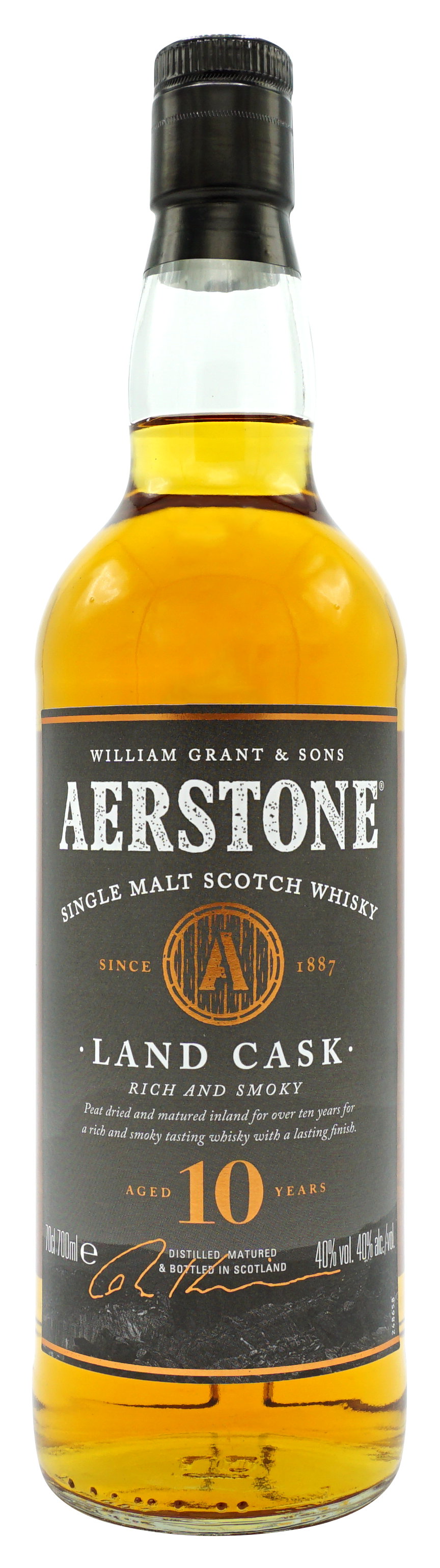 Aerstone 10 Years Land Cask 70cl 40
