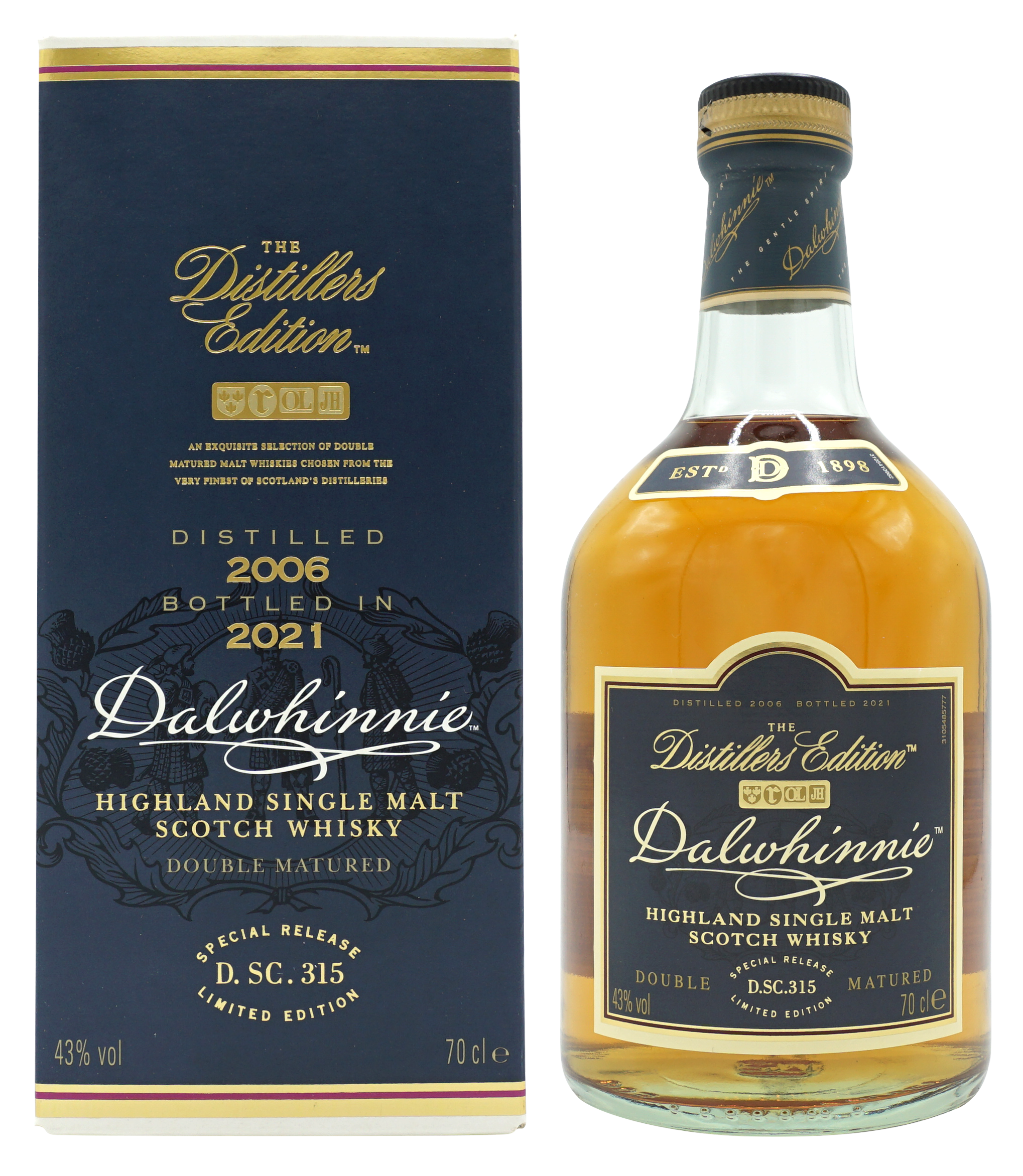 Dalwhinnie Distillers Edition 2021 Single Malt 70cl 43 Compleet