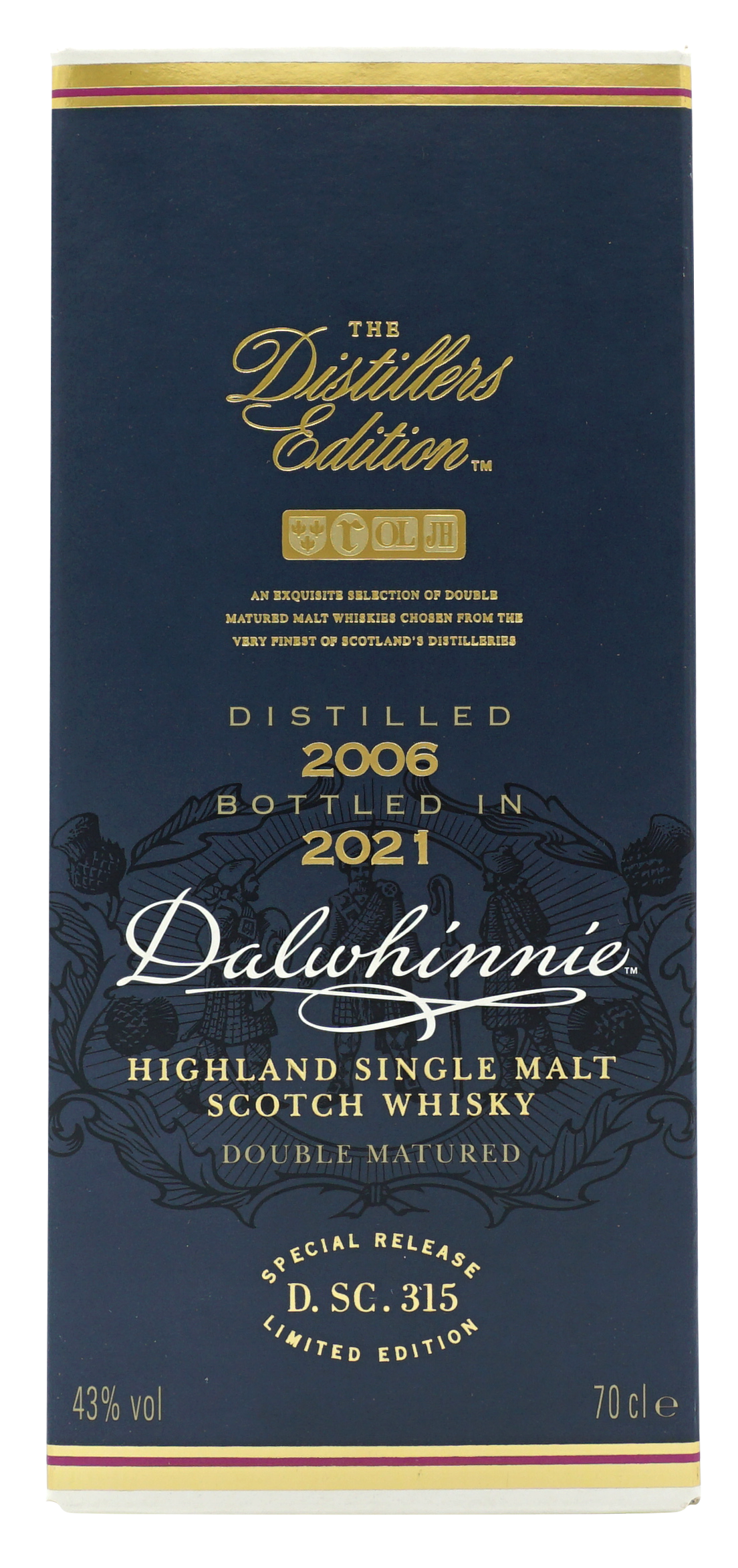 Dalwhinnie Distillers Edition 2021 Single Malt 70cl 43 Doos