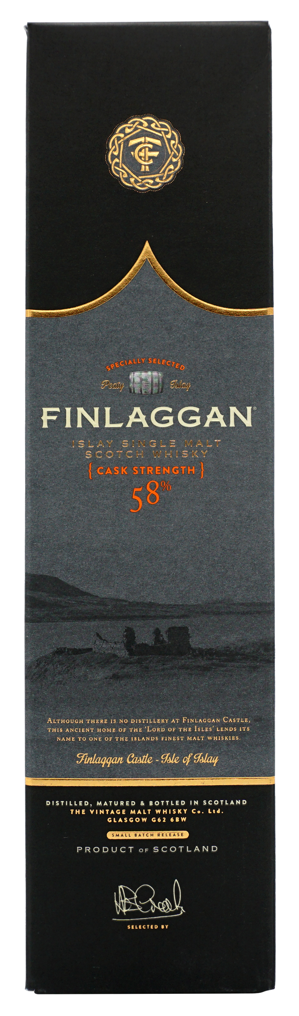Finlaggan Cask Strength Single Malt 70cl 58 Doos