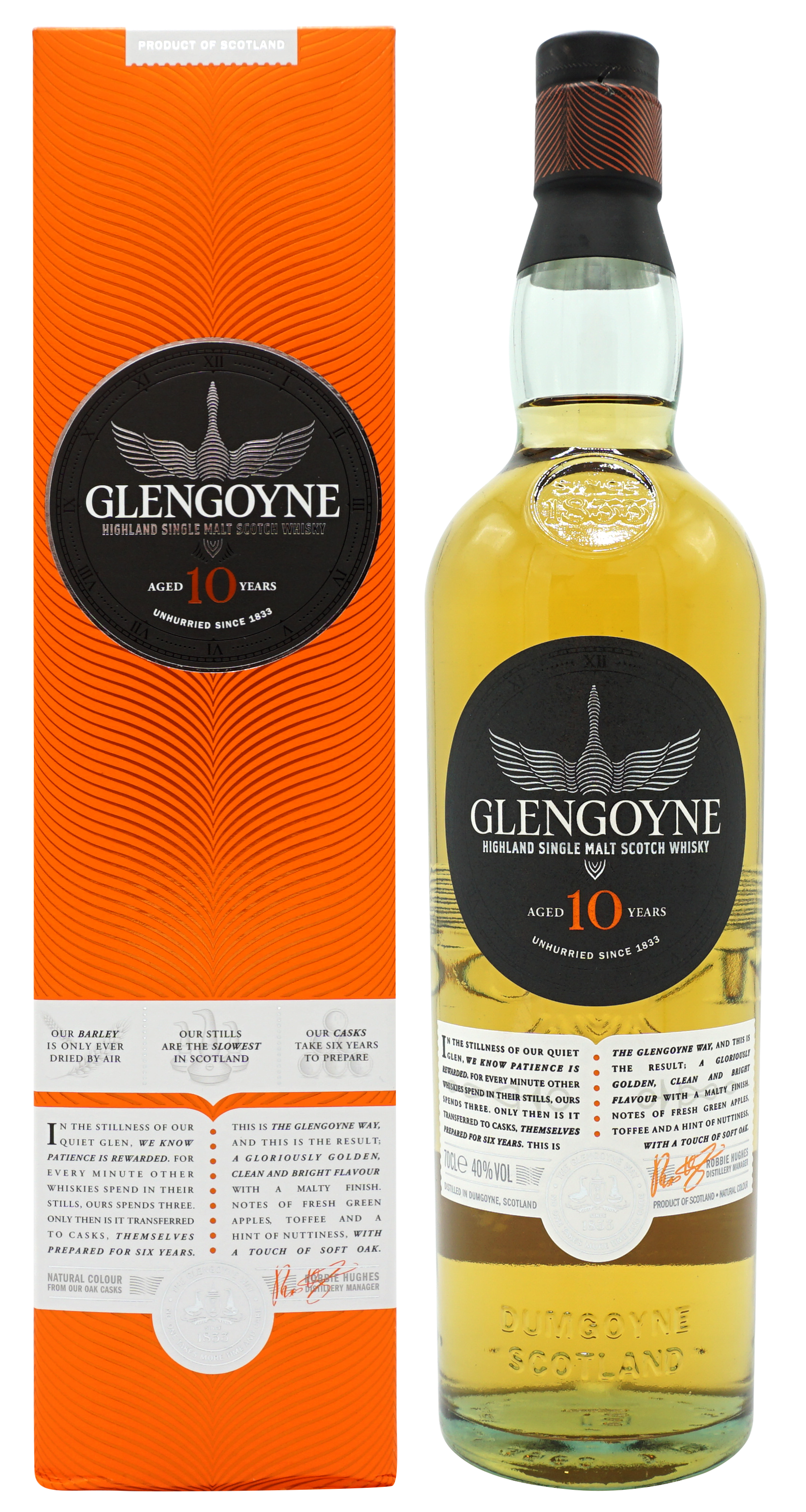 Glengoyne 10 Years Single Malt 70cl 40 Compleet