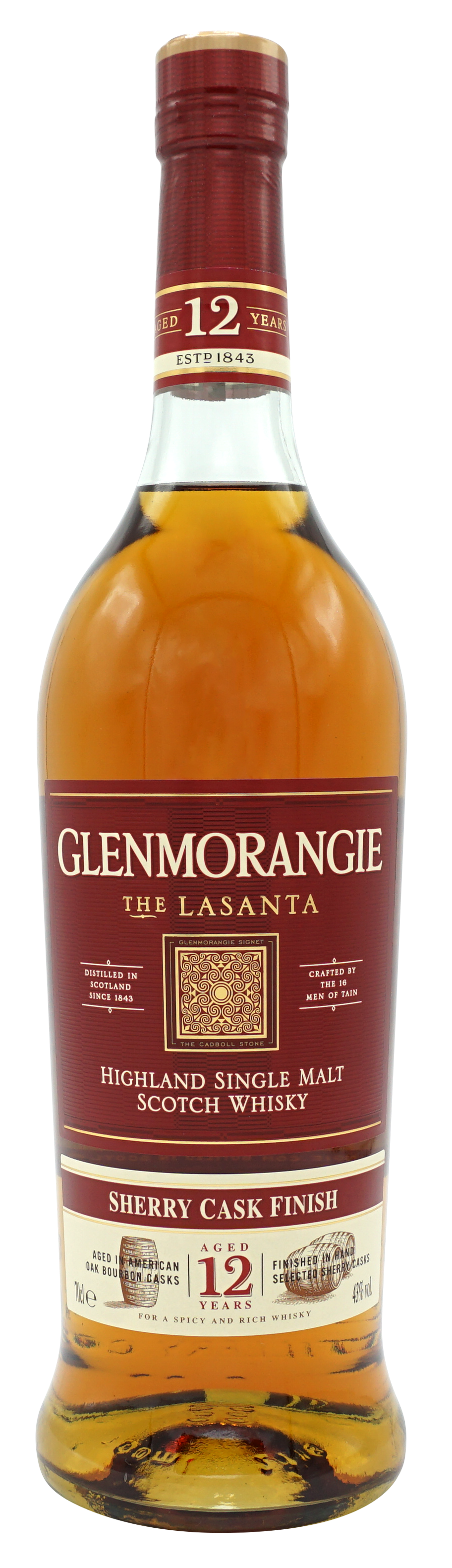 Glenmorangie Lasanta 12 Years Single Malt 70cl 43