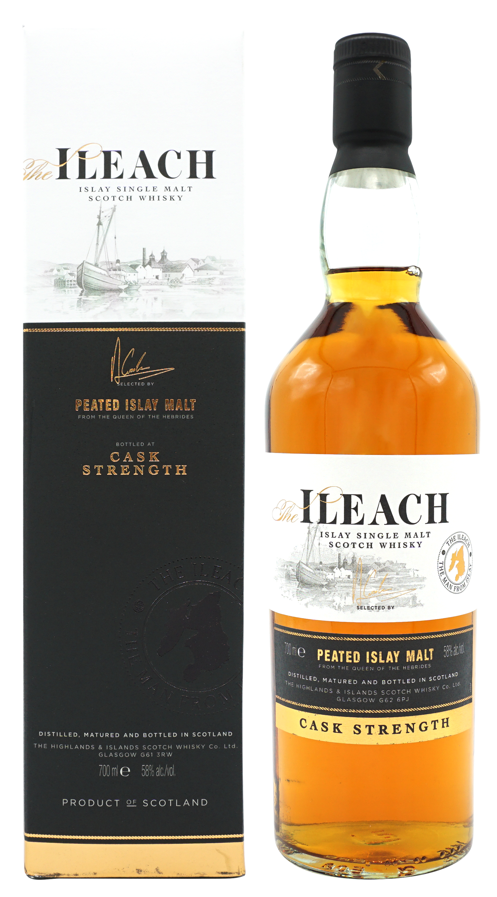 Ileach Cask Strength Single Malt 70cl 58 Compleet