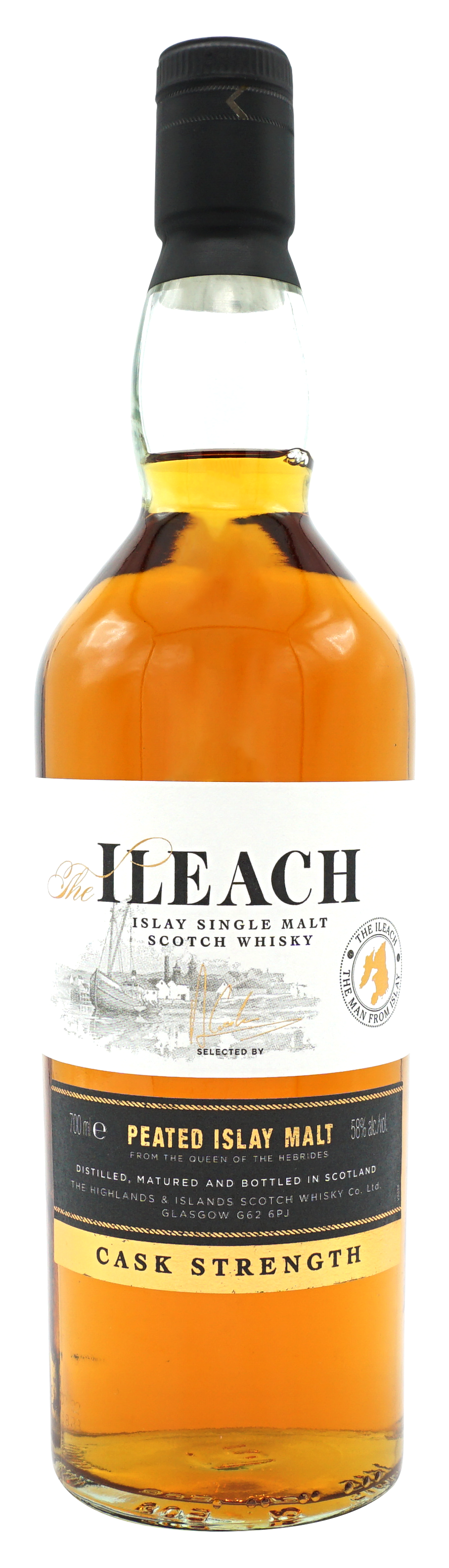 Ileach Cask Strength Single Malt 70cl 58