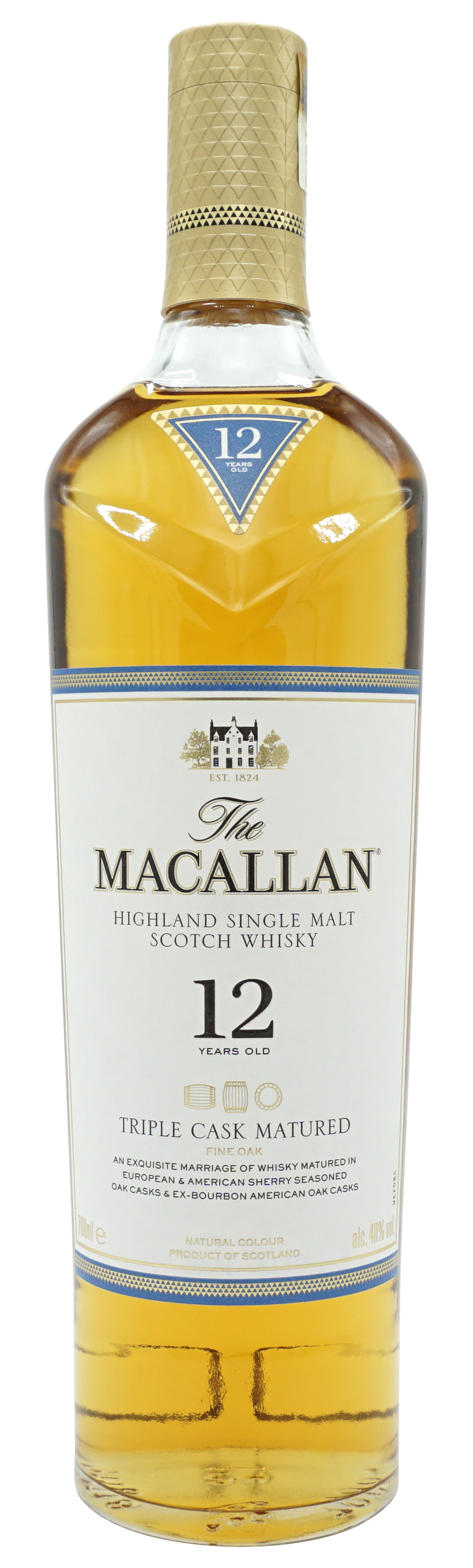 Macallan 12 Years Triple Cask Single Malt 70cl 40