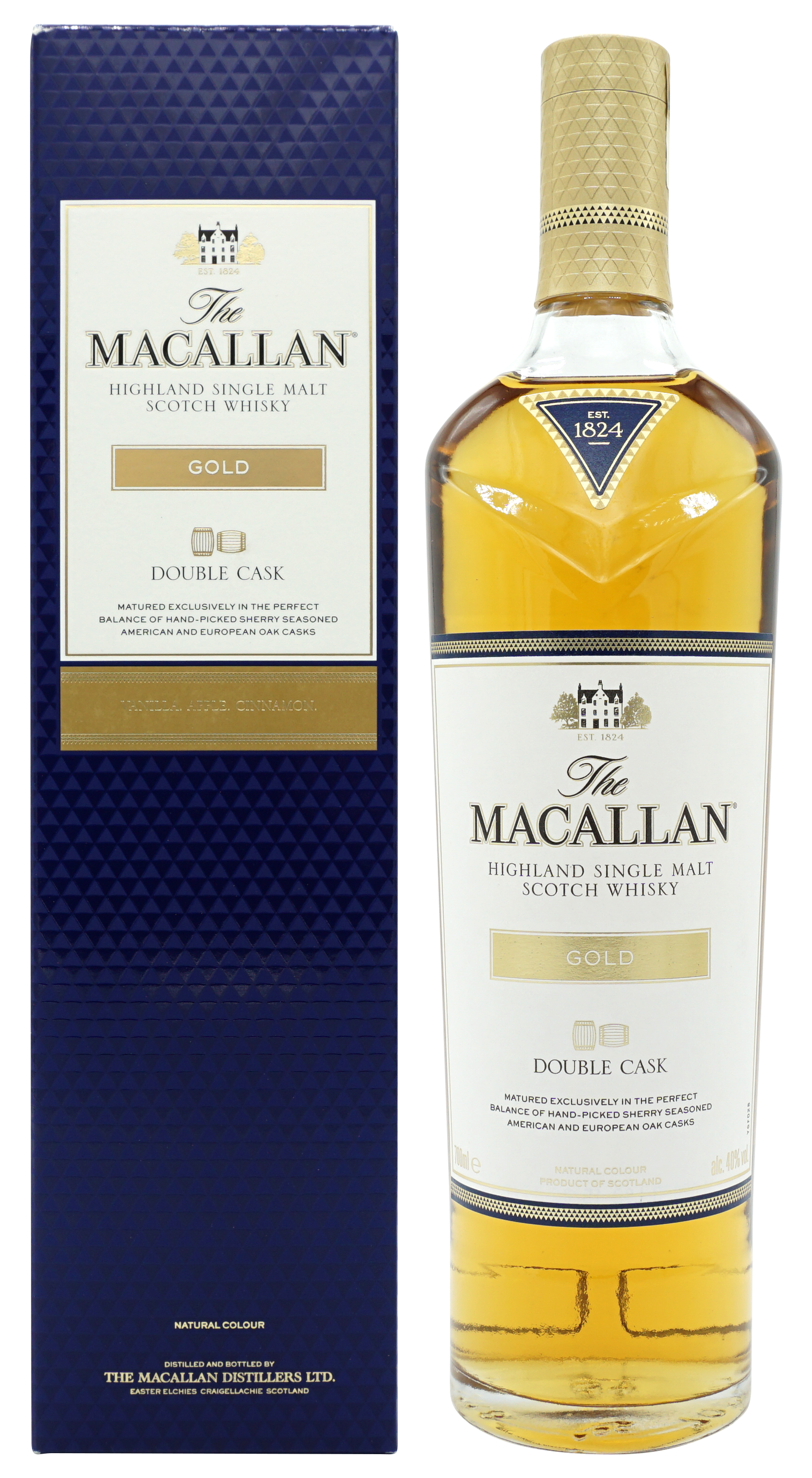 Macallan Gold Single Malt 70cl 40 Compleet