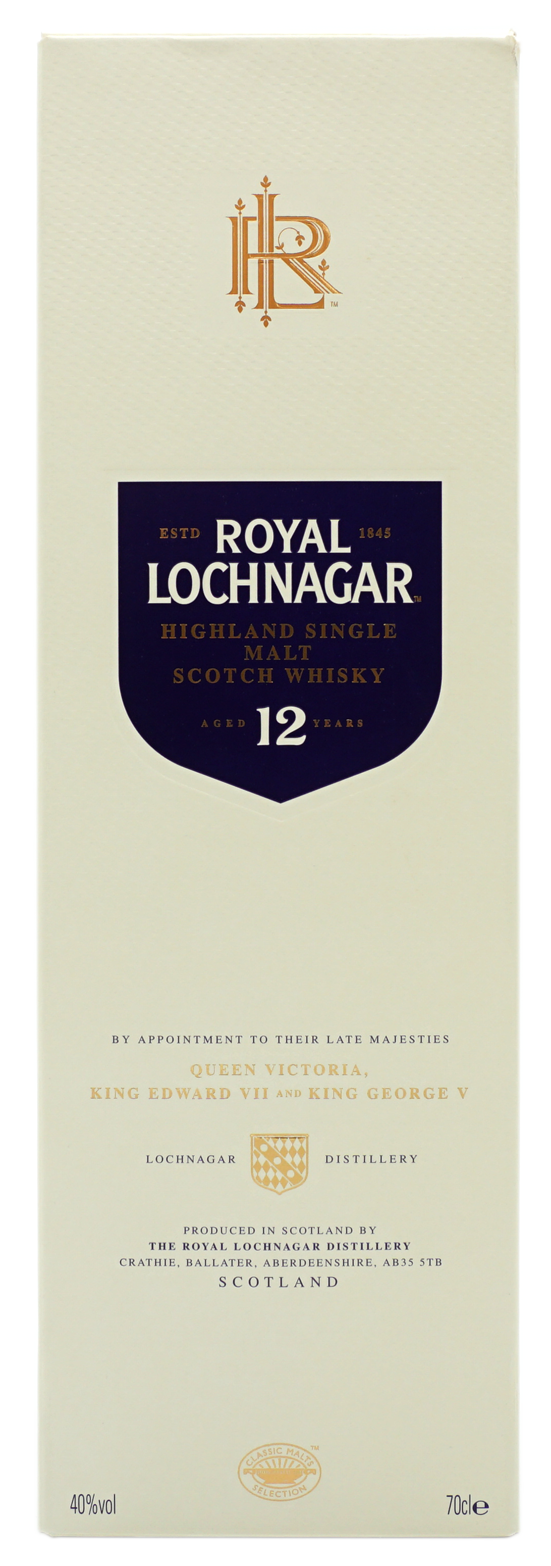 Royal Lochnagar 12 Years Single Malt 70cl 40 Doos