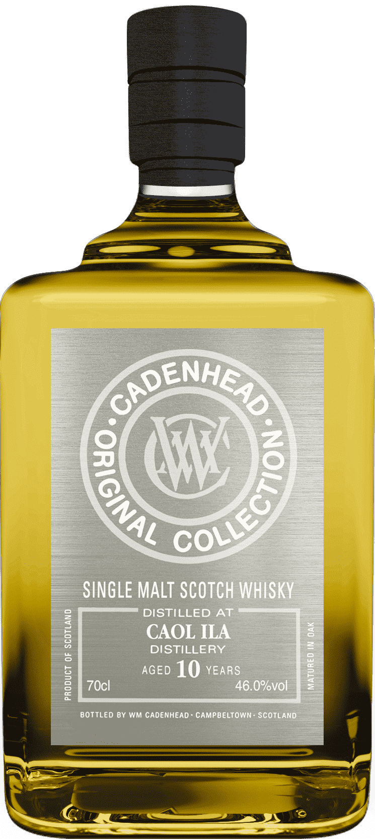 Schotse - Whisky - Cadenhead - Caol Ila - 10 - Jaar - Single Malt - 70cl