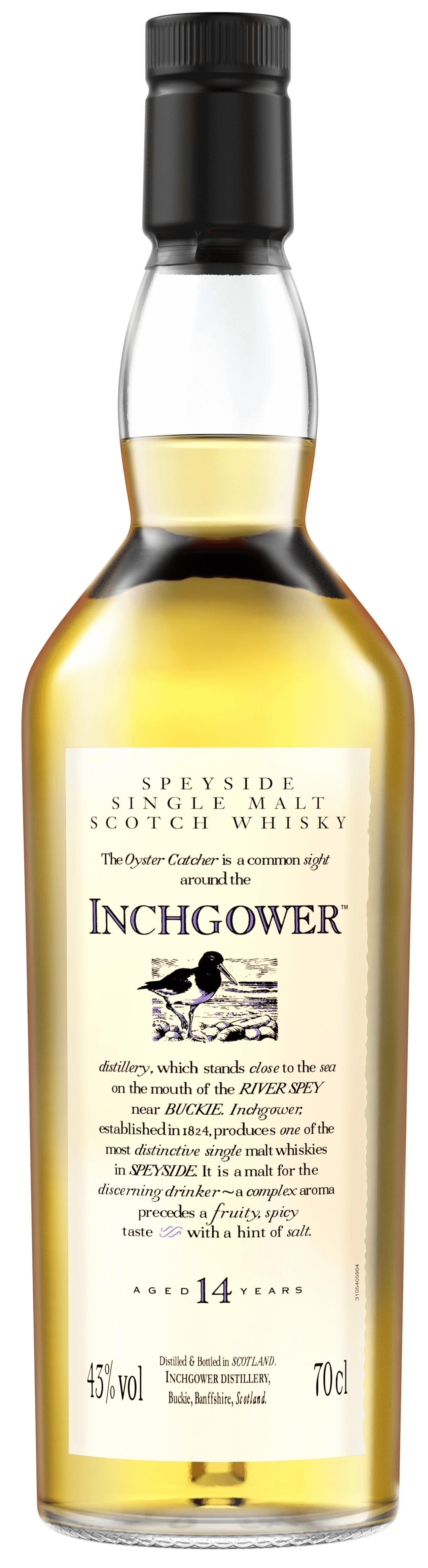 Schotse - Whisky - FenF - Inchgower - 14 - Jaar - Single Malt - 70cl