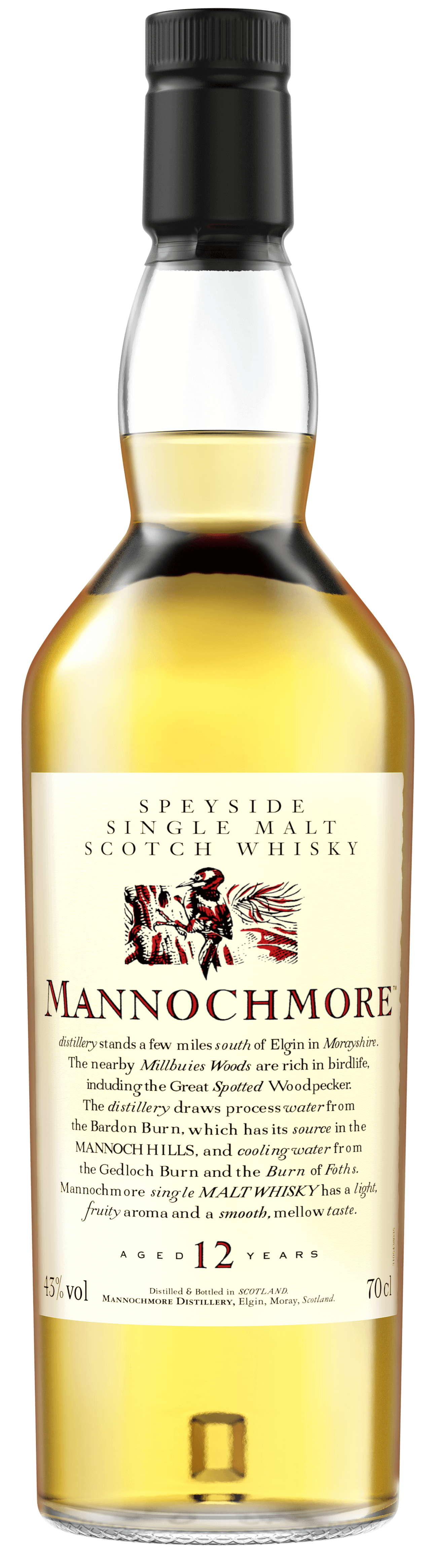 Schotse - Whisky - FenF - Mannochmore - 12 - Jaar - Single Malt - 70cl