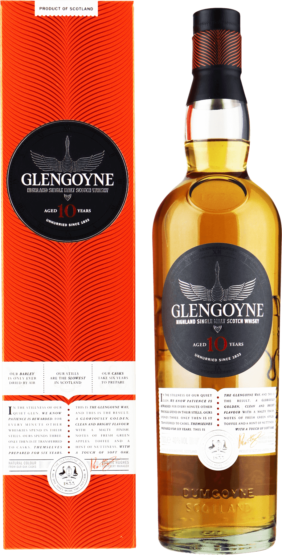 Schotse - Whisky - Glengoyne - 10 - Jaar - Single Malt - 70cl