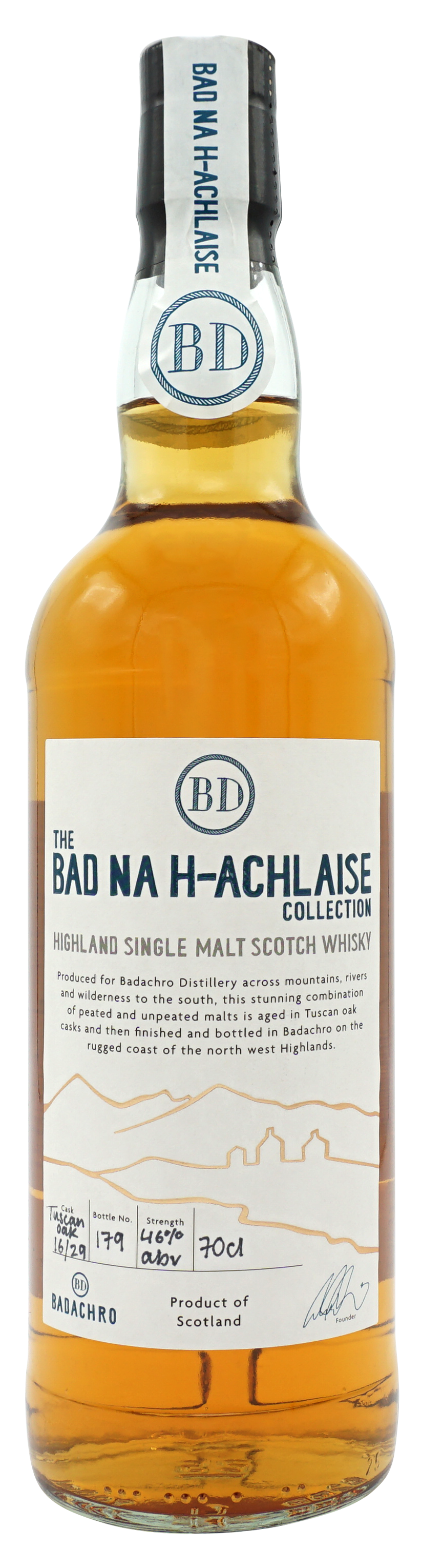 Bad Na H Achlaise Single Malt 70cl 46
