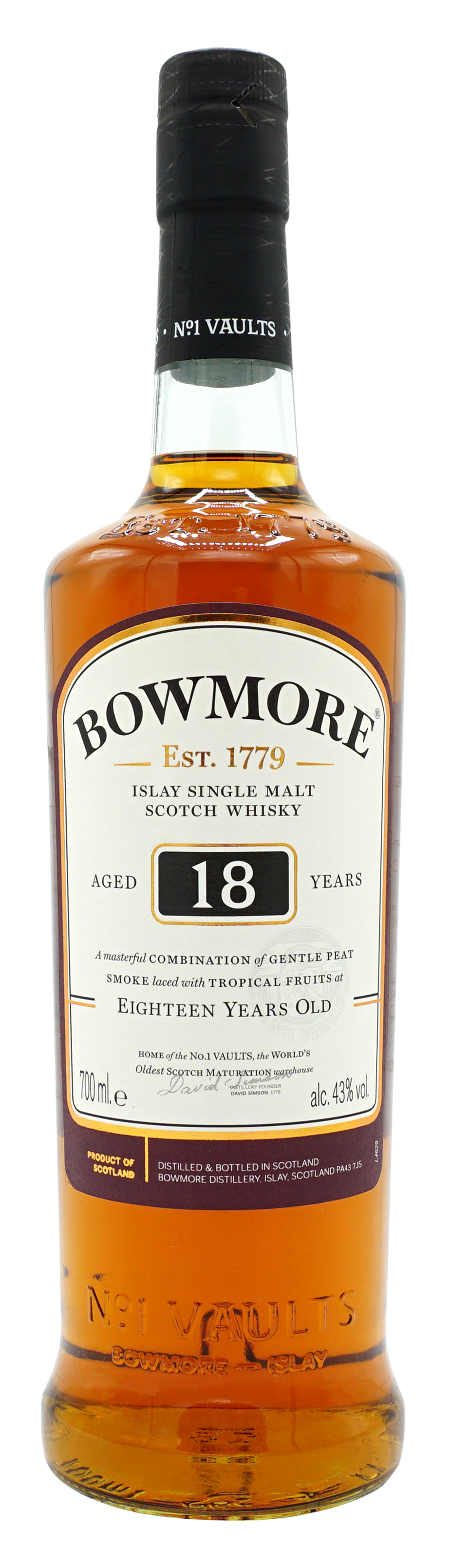 Bowmore 18 Years Single Malt 70cl 43