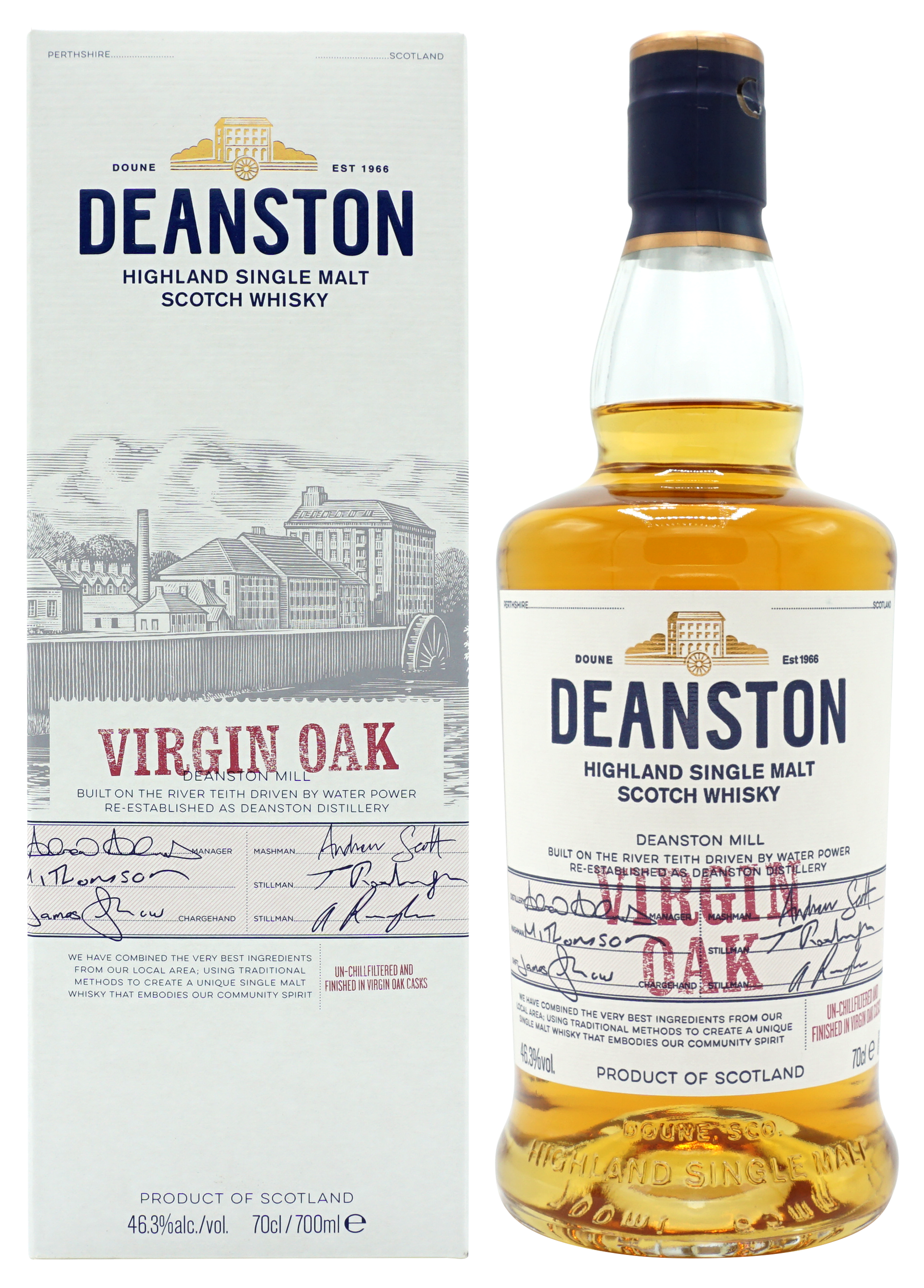 Deanston Virgin Oak Single Malt 70cl 463 Compleet