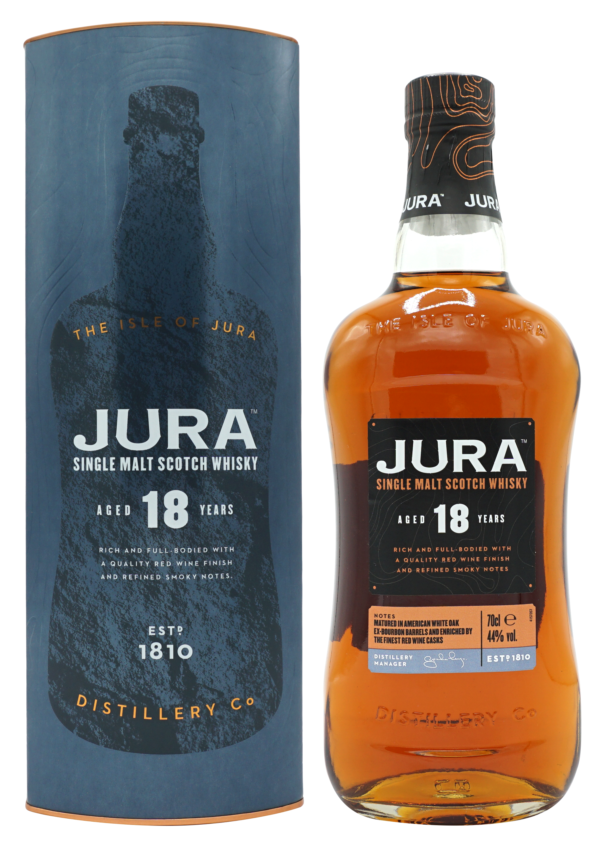 Jura 18 Years Single Malt 70cl 44 Compleet