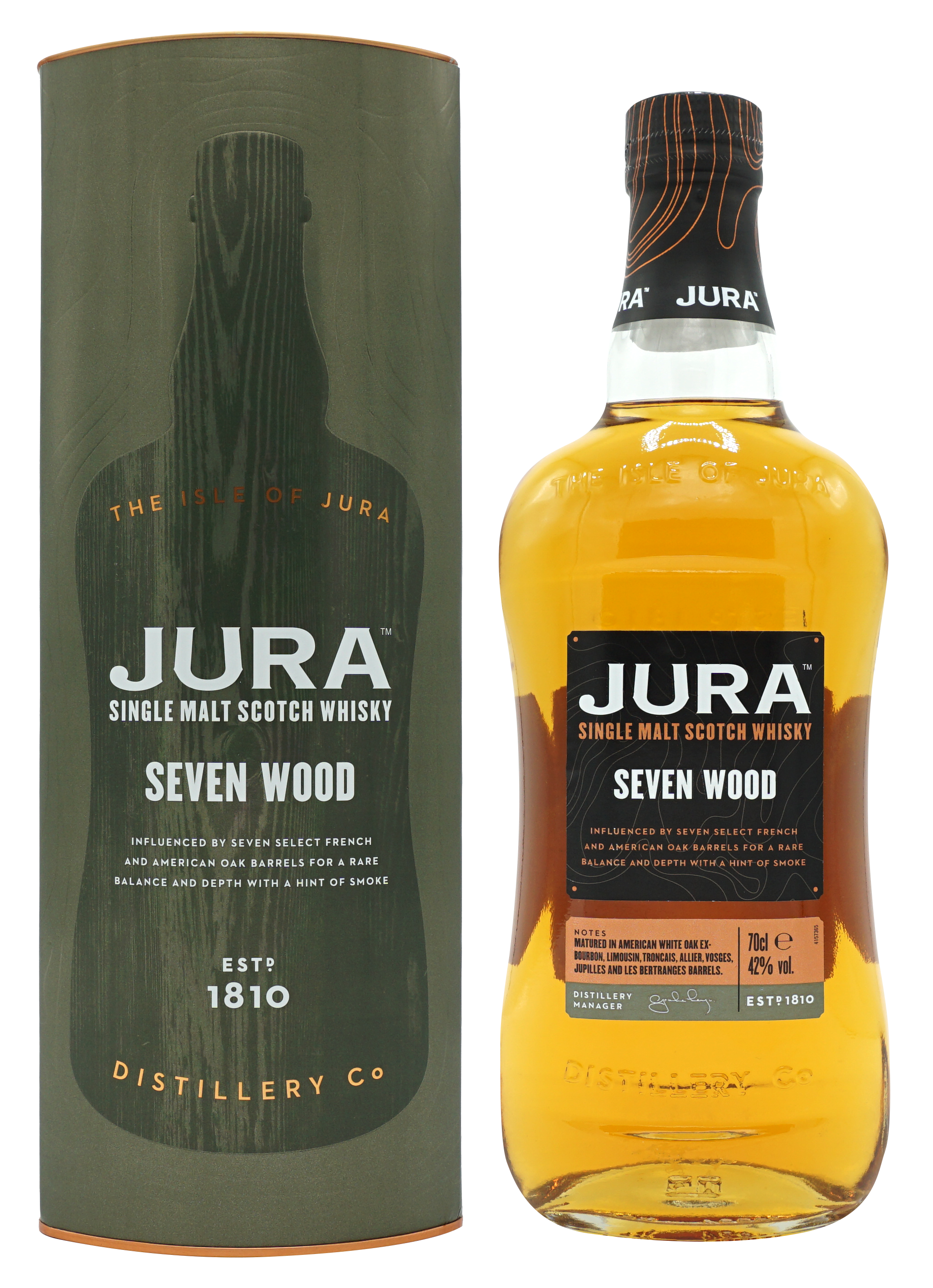 Jura Seven Woods Single Malt 70cl 42 Compleet
