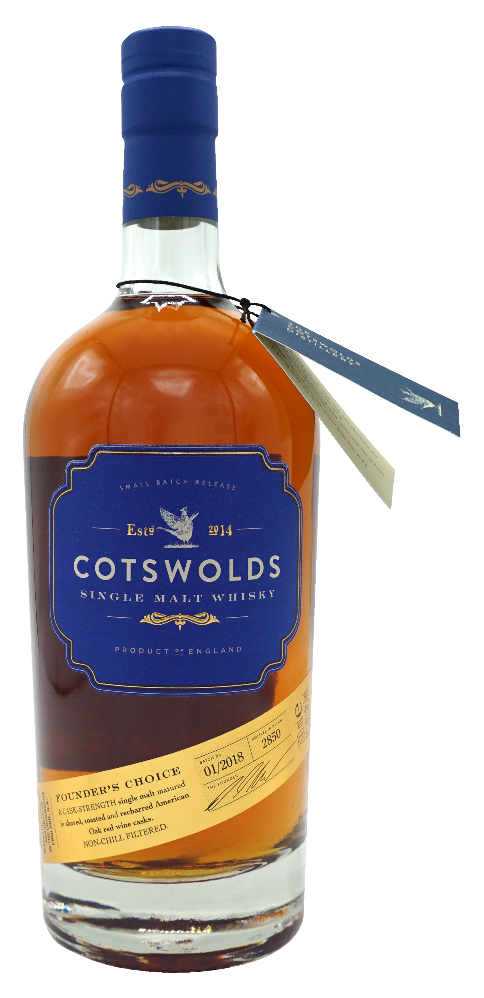 Cotswolds Founders Choice Single Malt 70cl 609