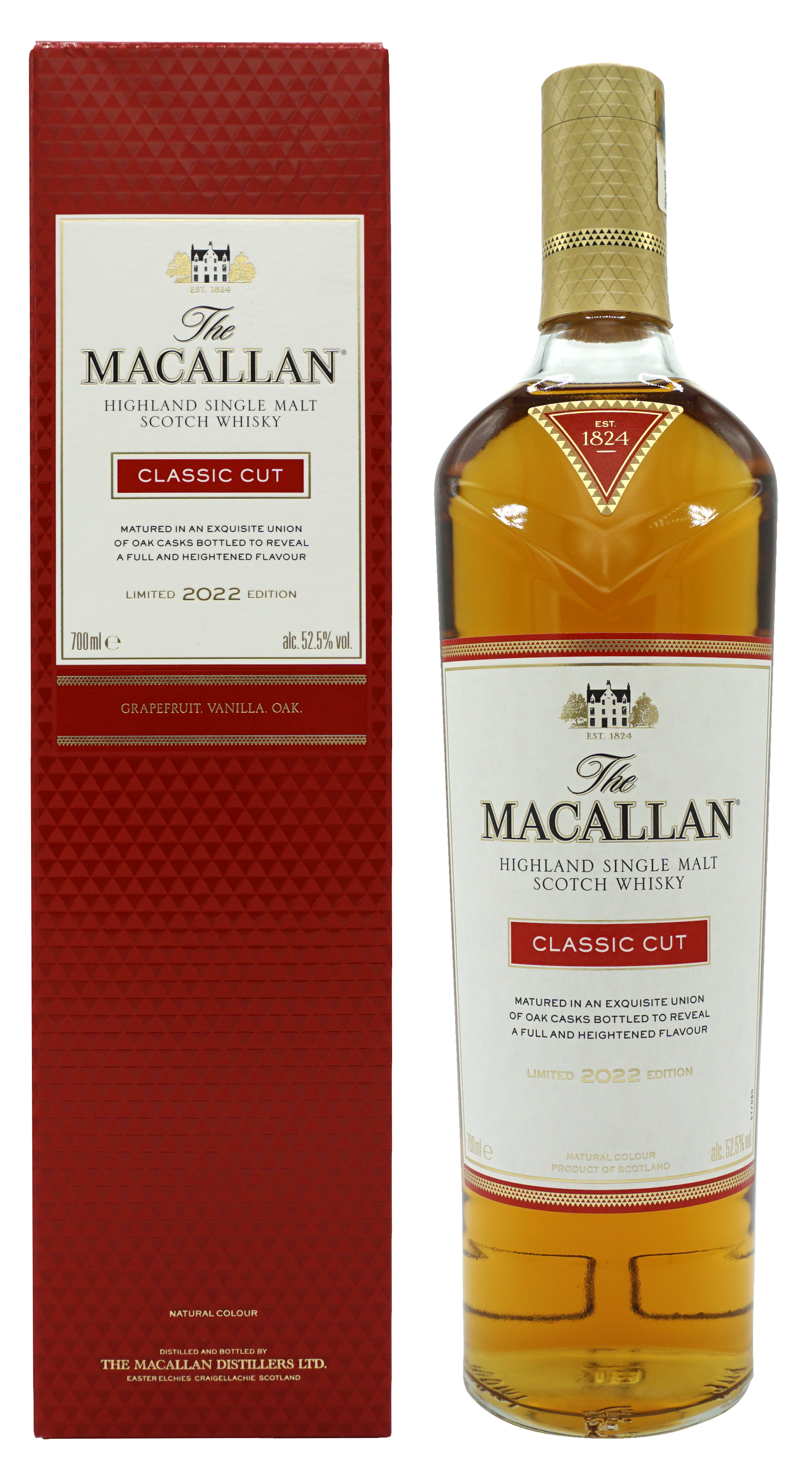 Macallan Classic Cut 2022 Single Malt 70cl 525 Compleet