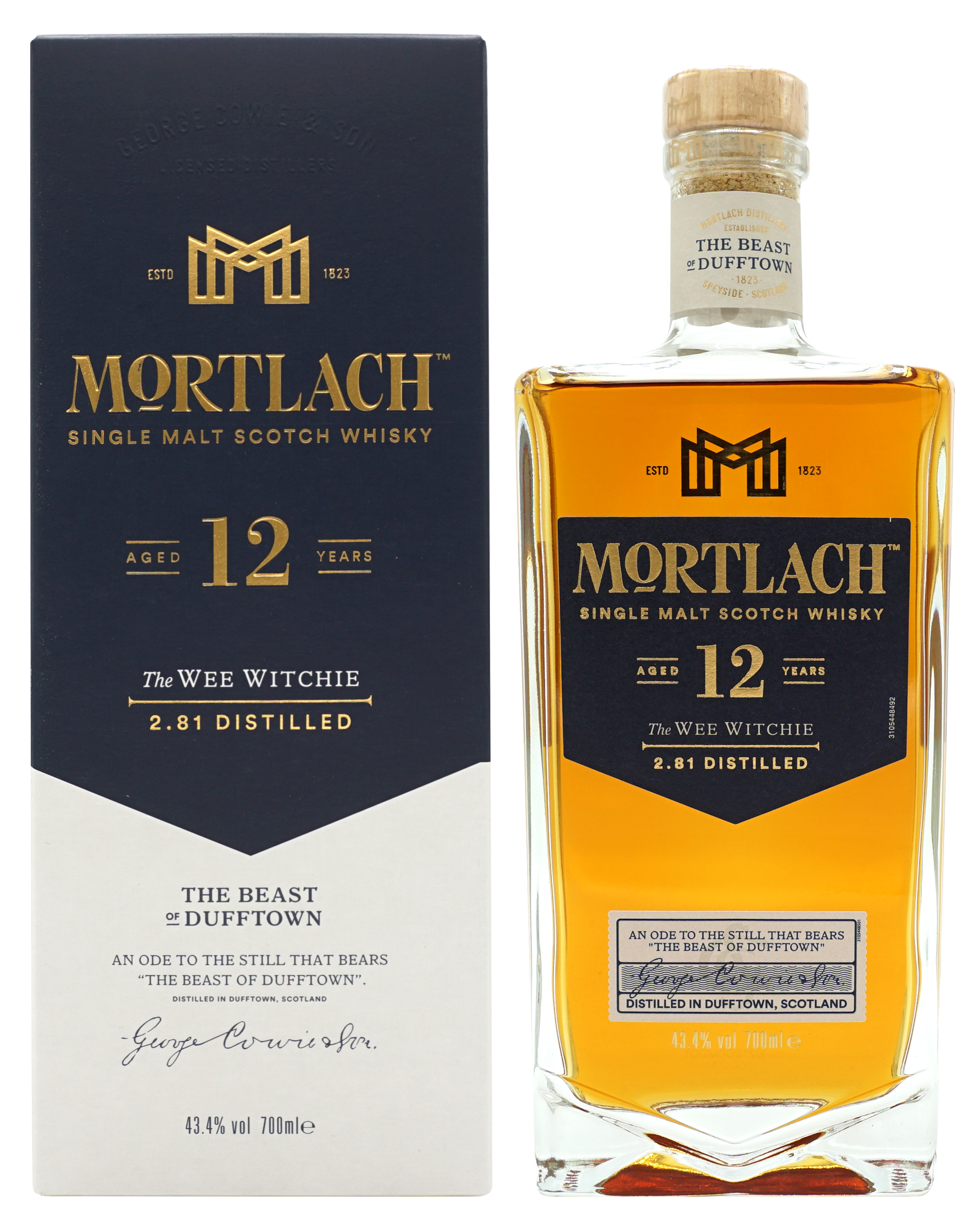 Mortlach 12 Years Single Malt 70cl 434 Compleet