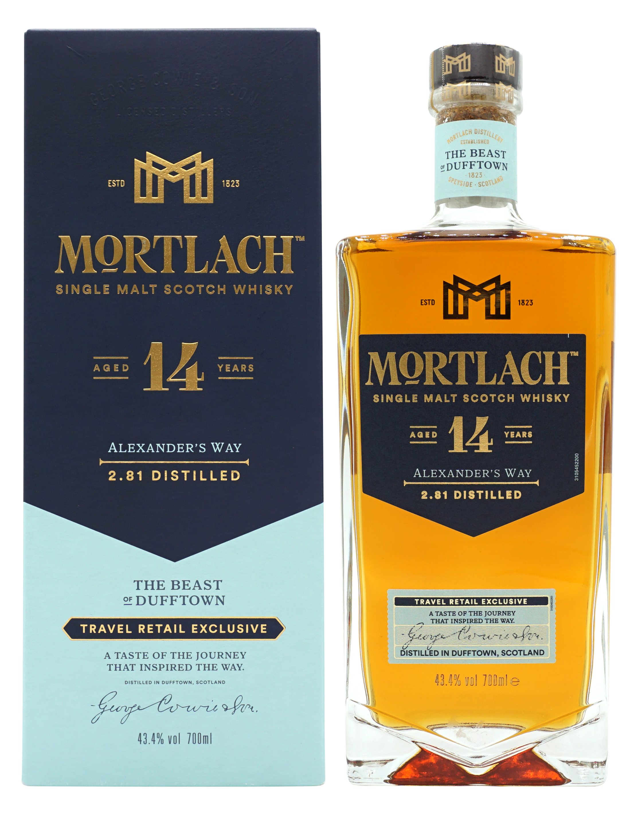 Mortlach 14 Years Single Malt 70cl 434 Compleet