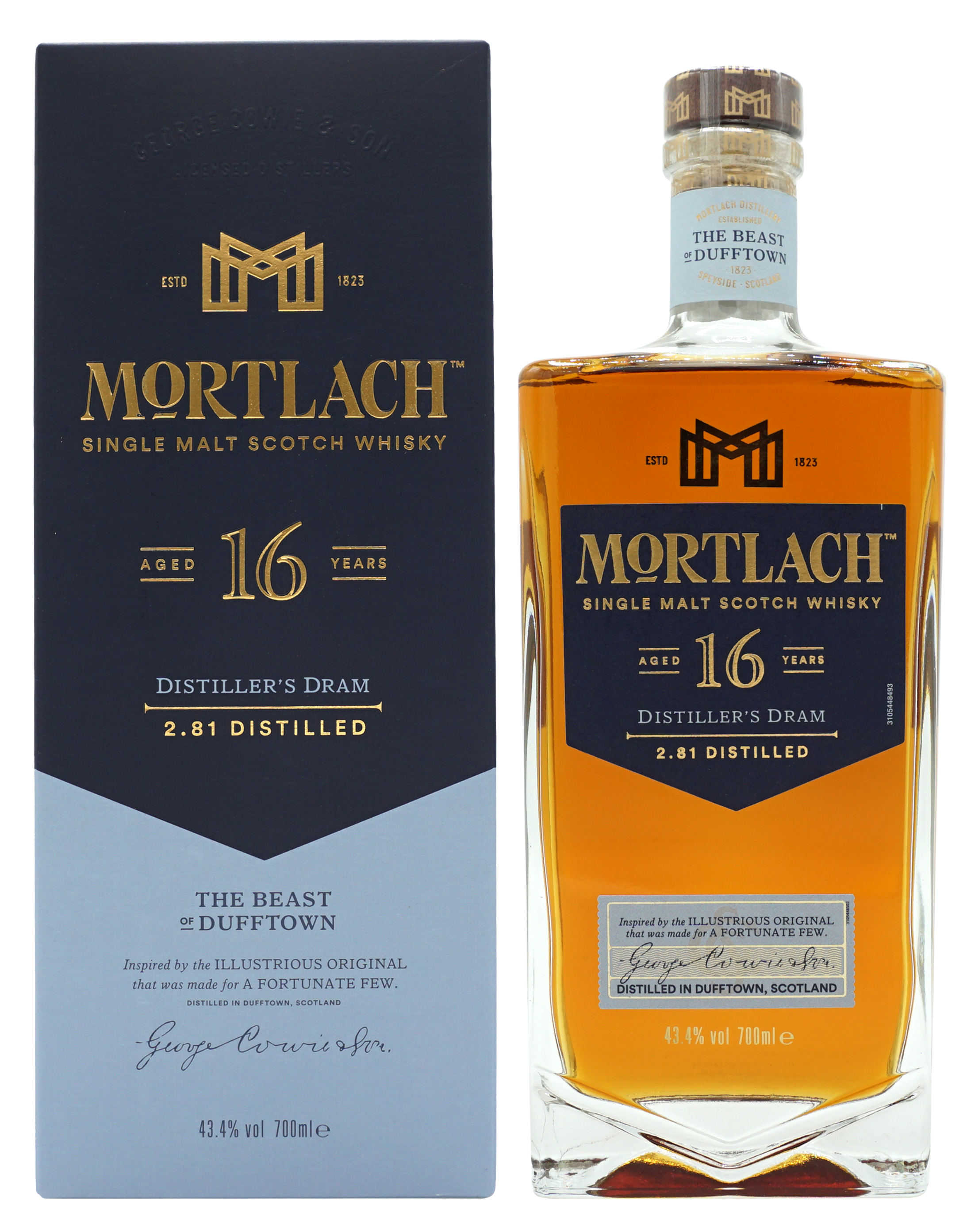 Mortlach 16 Years Single Malt 70cl 434 Compleet