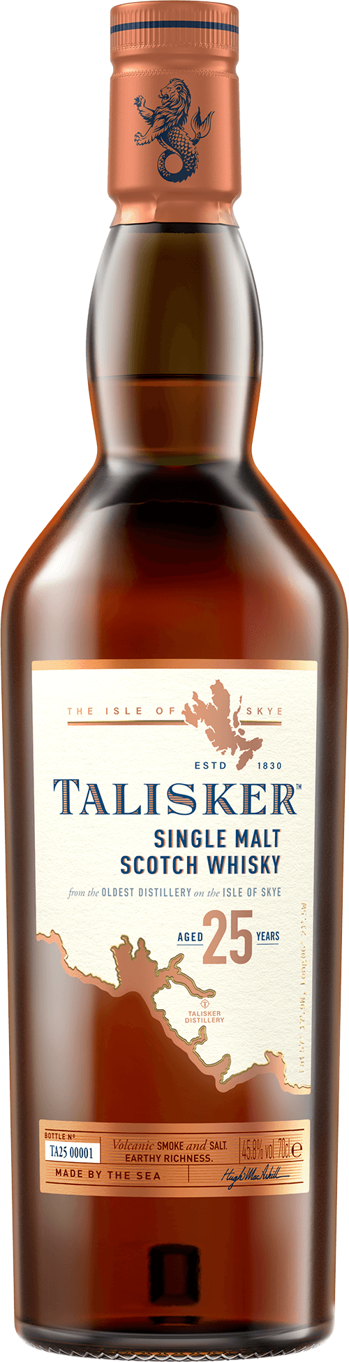 Schotse - Whisky - Talisker - 25 - Jaar - Single Malt - 70cl