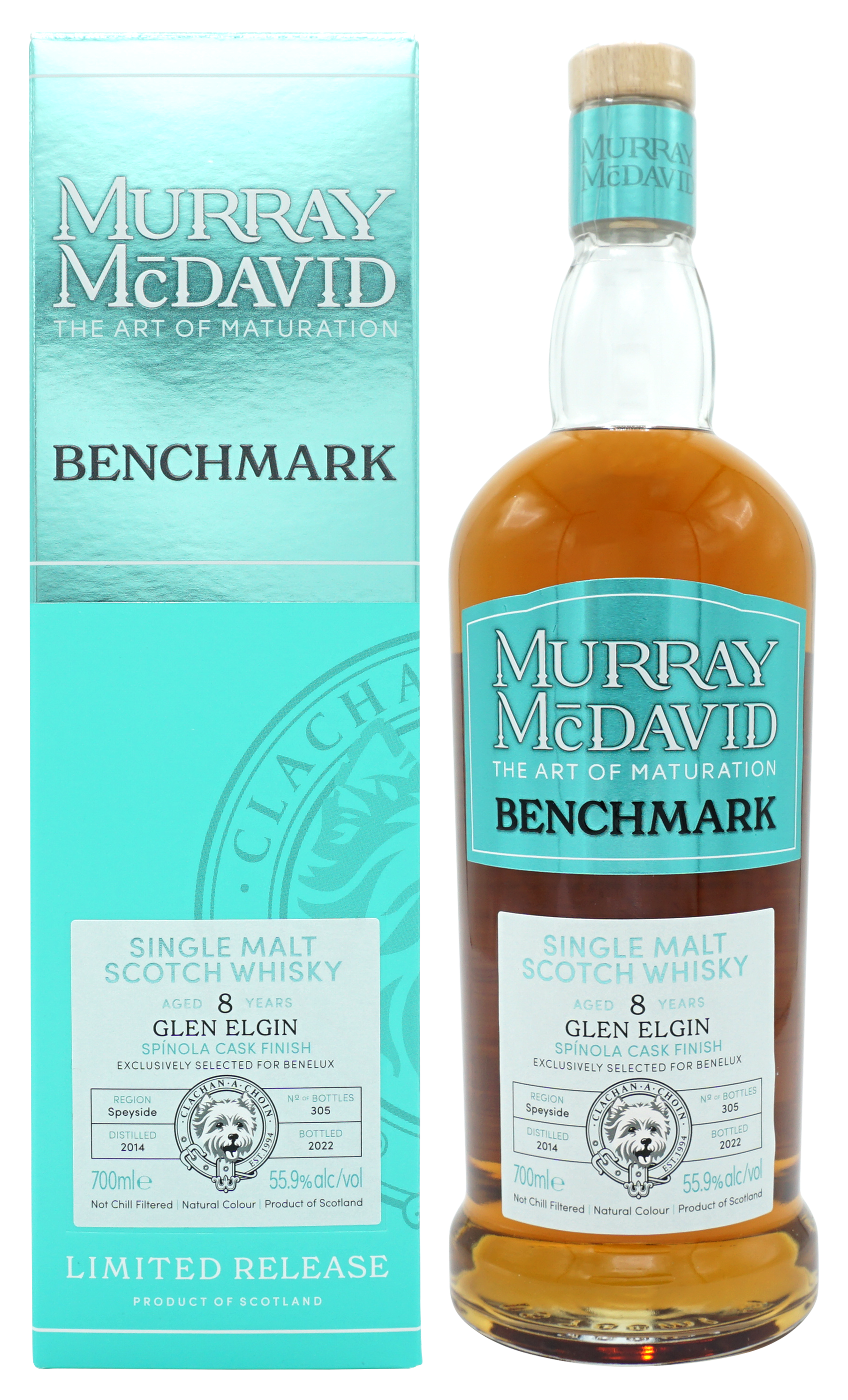 Mmcdavid Benchmark Glen Elgin 8y Single Malt 70cl 559 Compleet