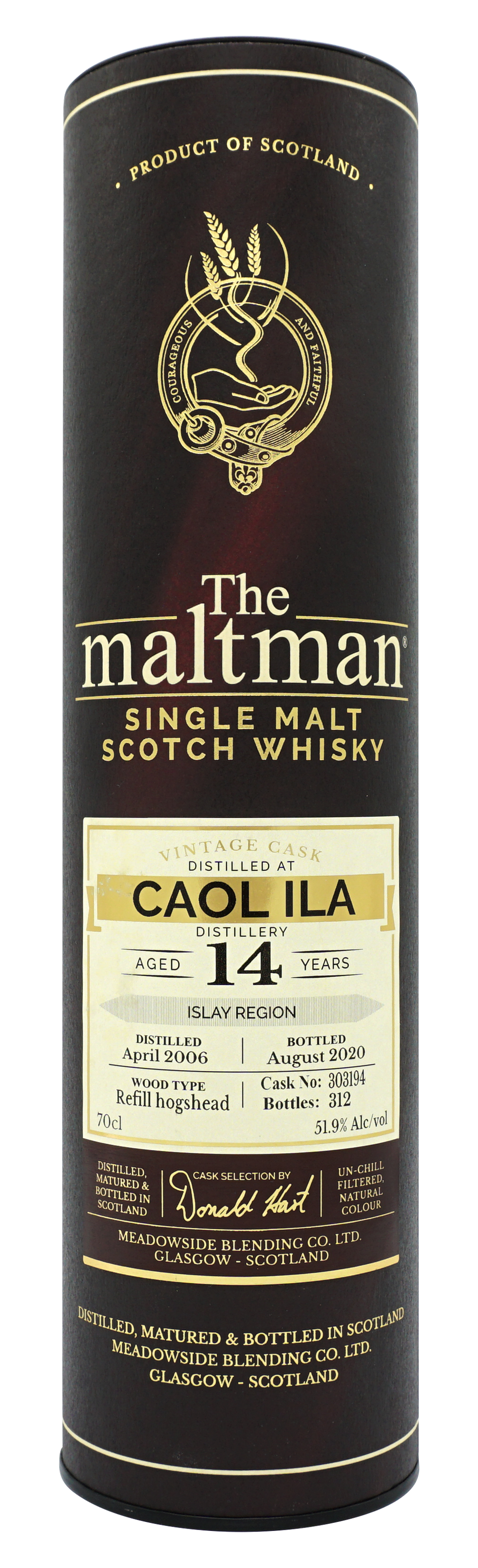 The Maltman Caol Ila 2006 Single Malt 70cl 519 Koker