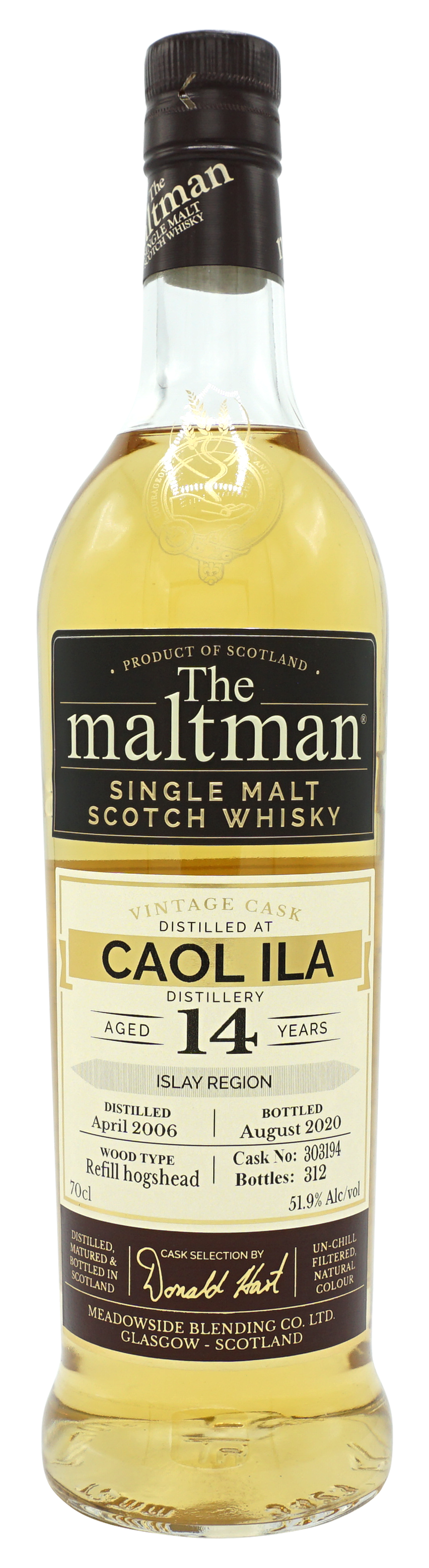 The Maltman Caol Ila 2006 Single Malt 70cl 519