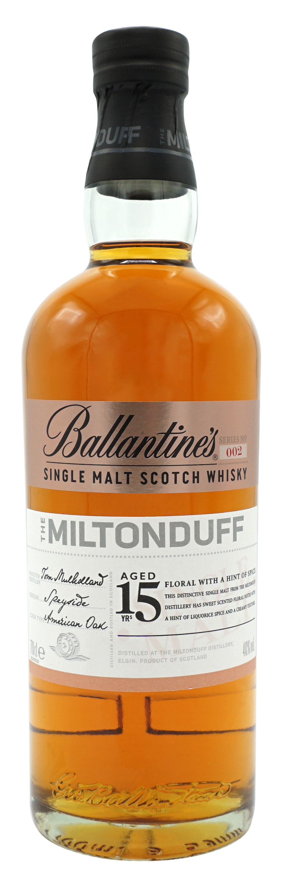 Ballantines Miltonduff 15 Years Single Malt 70cl 40