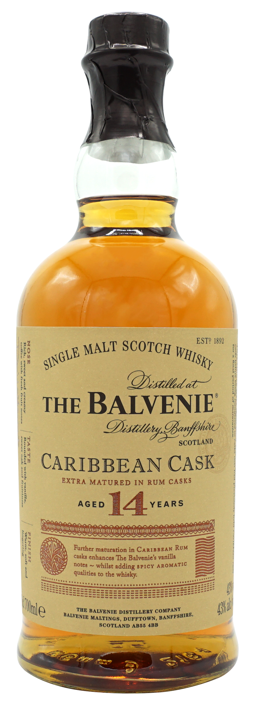 Balvenie Caribbean Cask 14 Years Single Malt