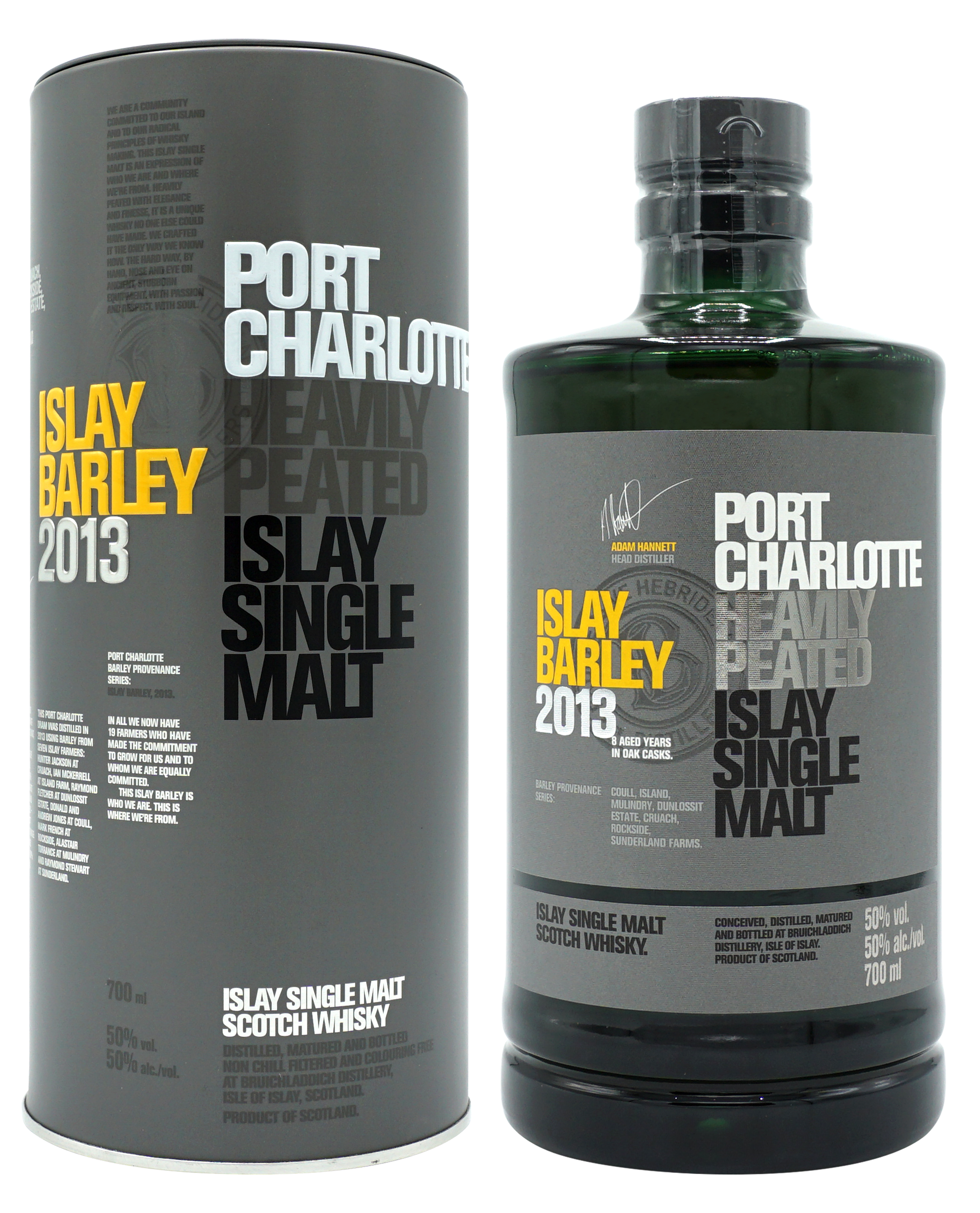 Bruichladdich Port Charlotte Islay Barley 2013 70cl 50 Compleet