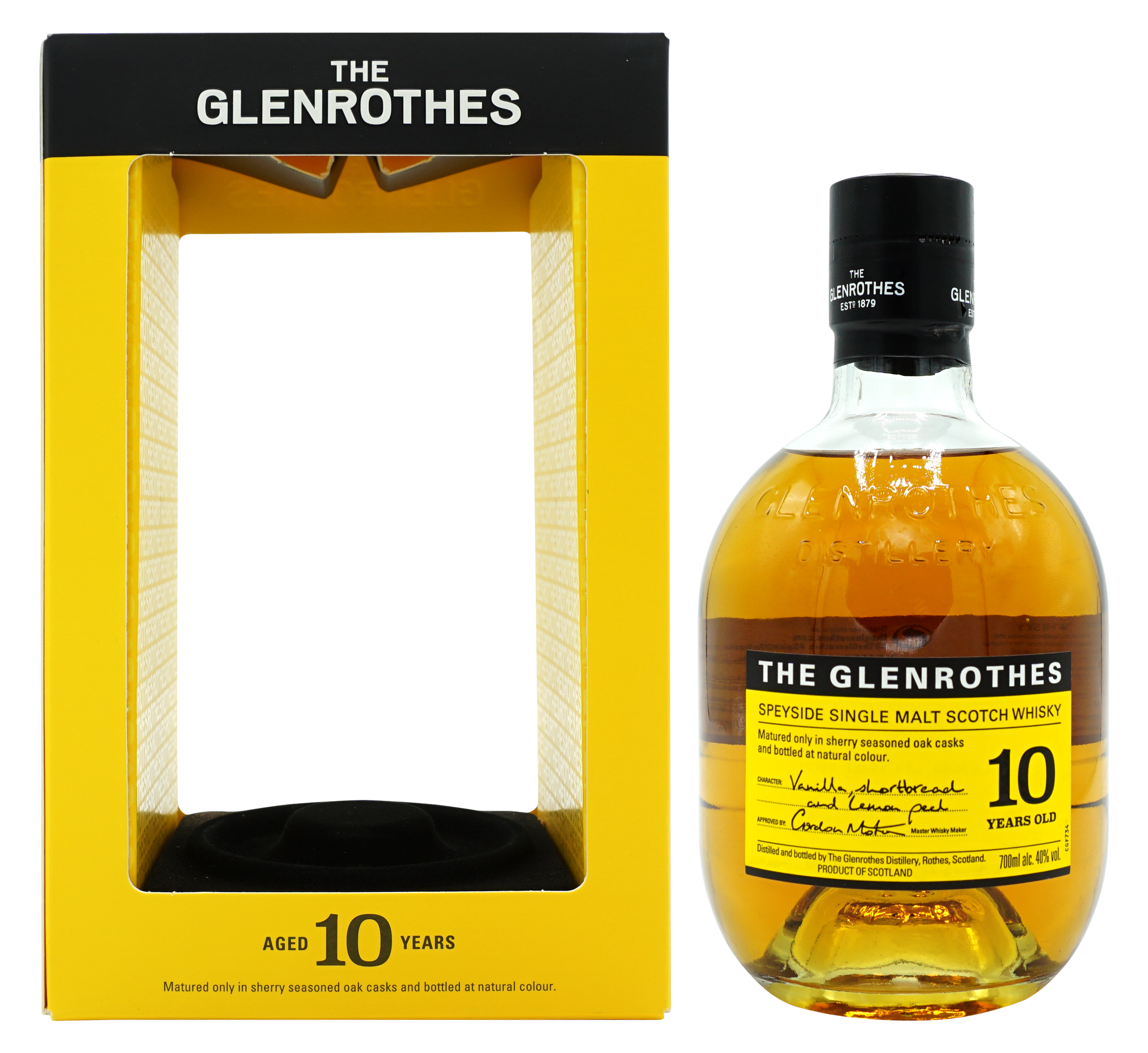 Glenrothes 10 Years Single Malt 70cl 40 Compleet