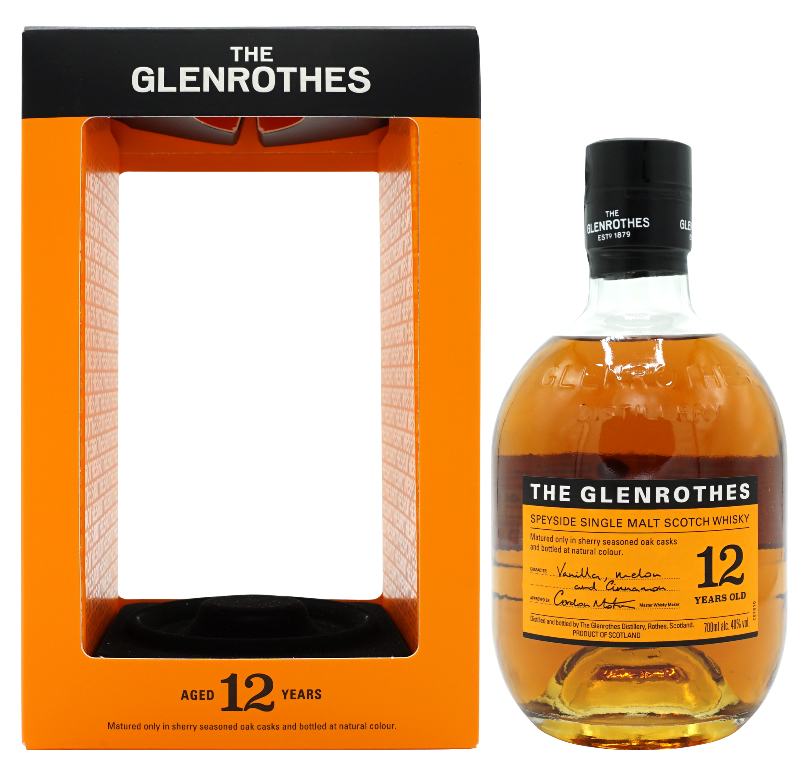 Glenrothes 12 Years Single Malt 70cl 40 Compleet
