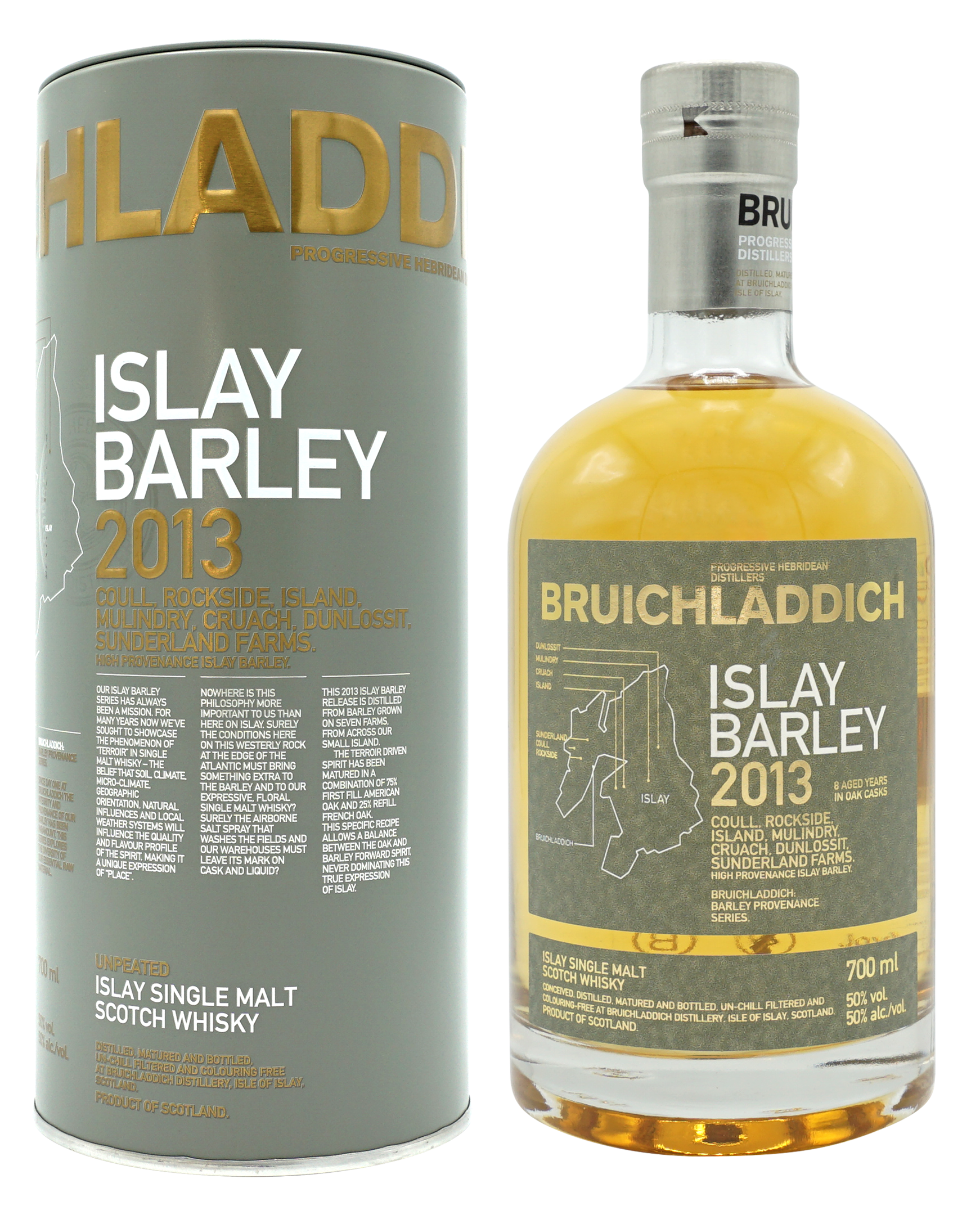Bruichladdich Islay Barley Single Malt 70cl 50 Compleet