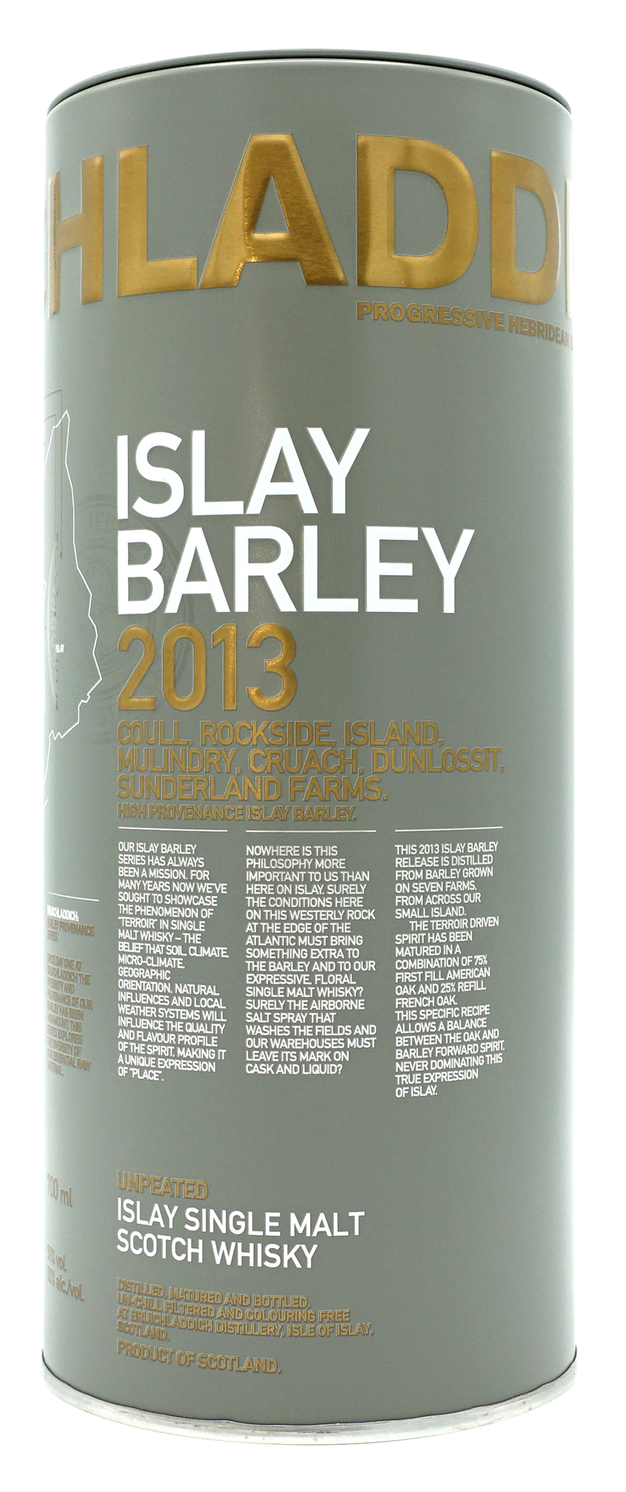 Bruichladdich Islay Barley Single Malt 70cl 50 Koker