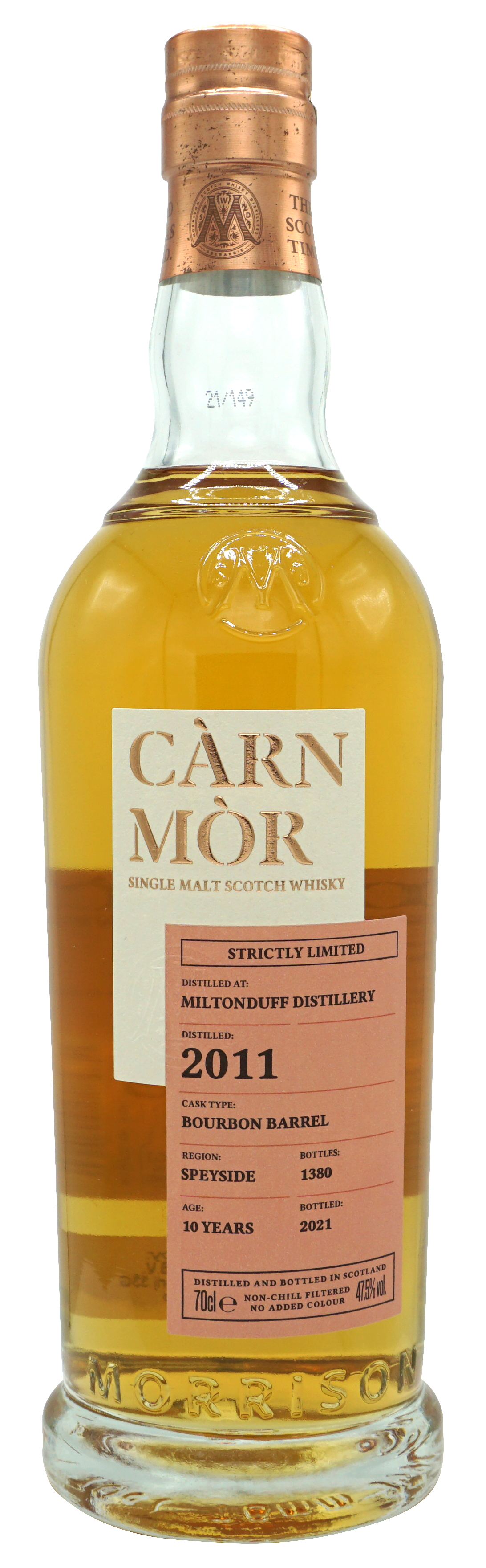 Carn Mor Miltonduff 2011 10 Years 475