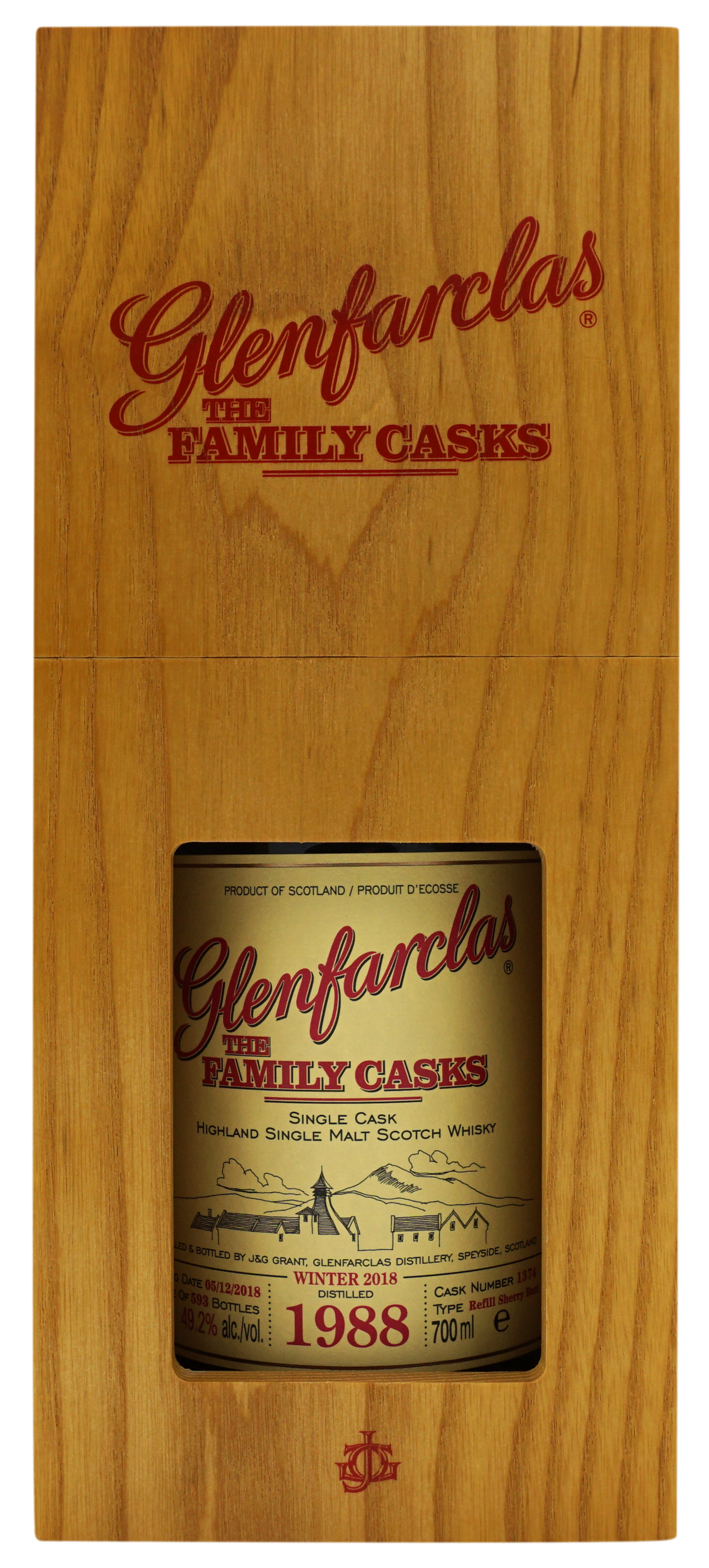 Glenfarclas 1988 Family Cask 1374 492 Compleet