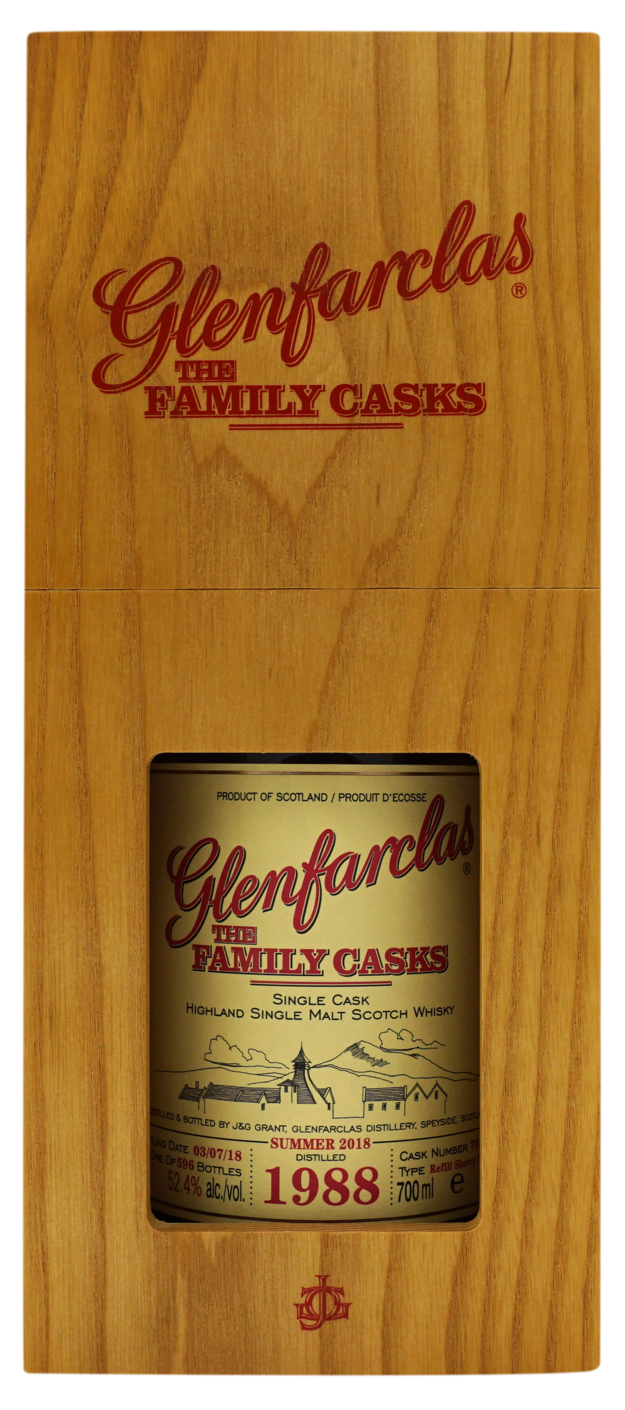 Glenfarclas 1988 Family Cask 7054 524 Compleet
