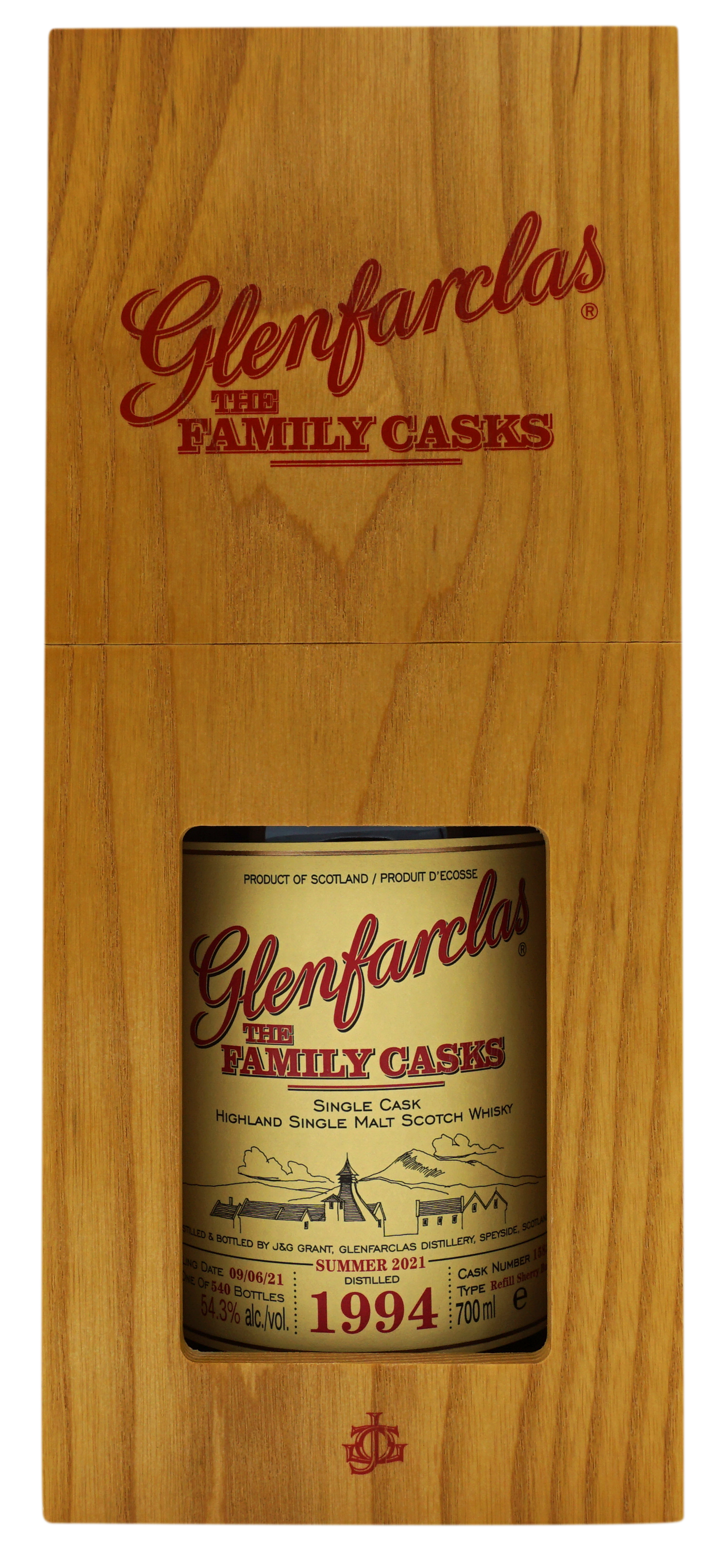 Glenfarclas 1994 Family Cask 1583 543 Compleet