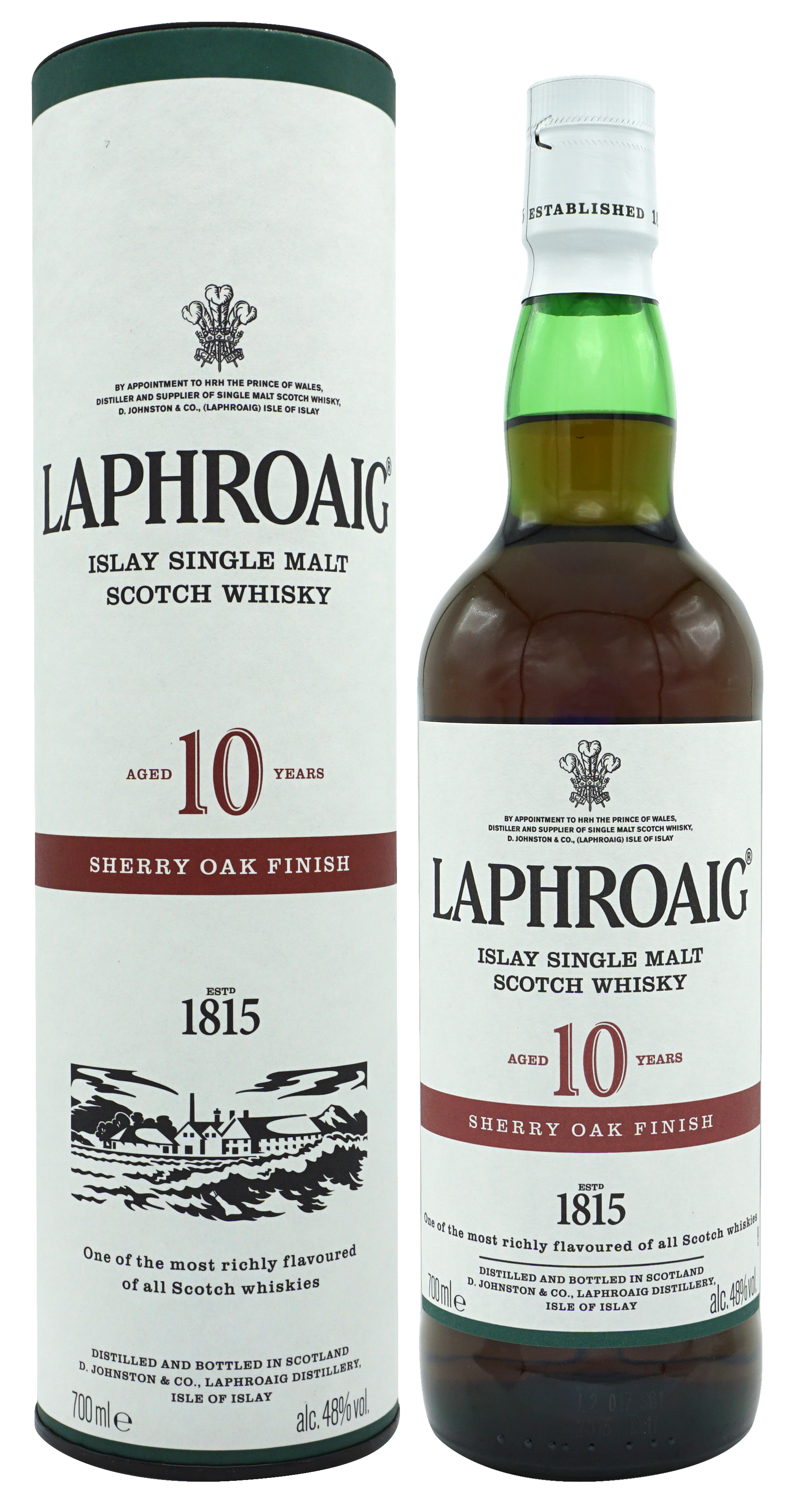 Laphroaig 10 Years Sherry Oak 48 Compleet