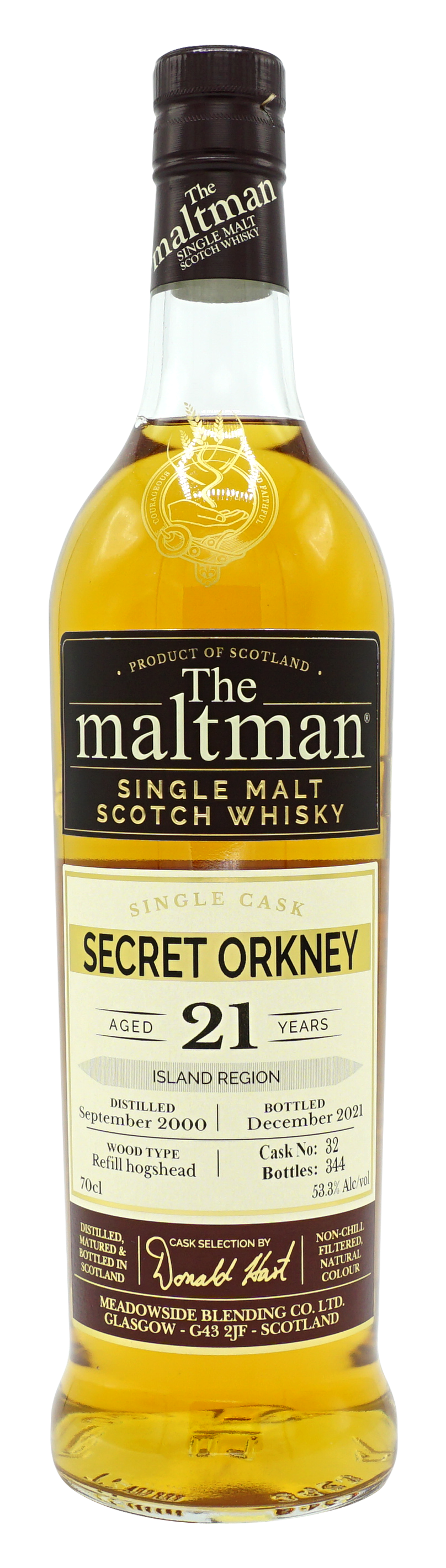 Maltman Secret Orkney 2000 21 Years Single Malt 70cl 533