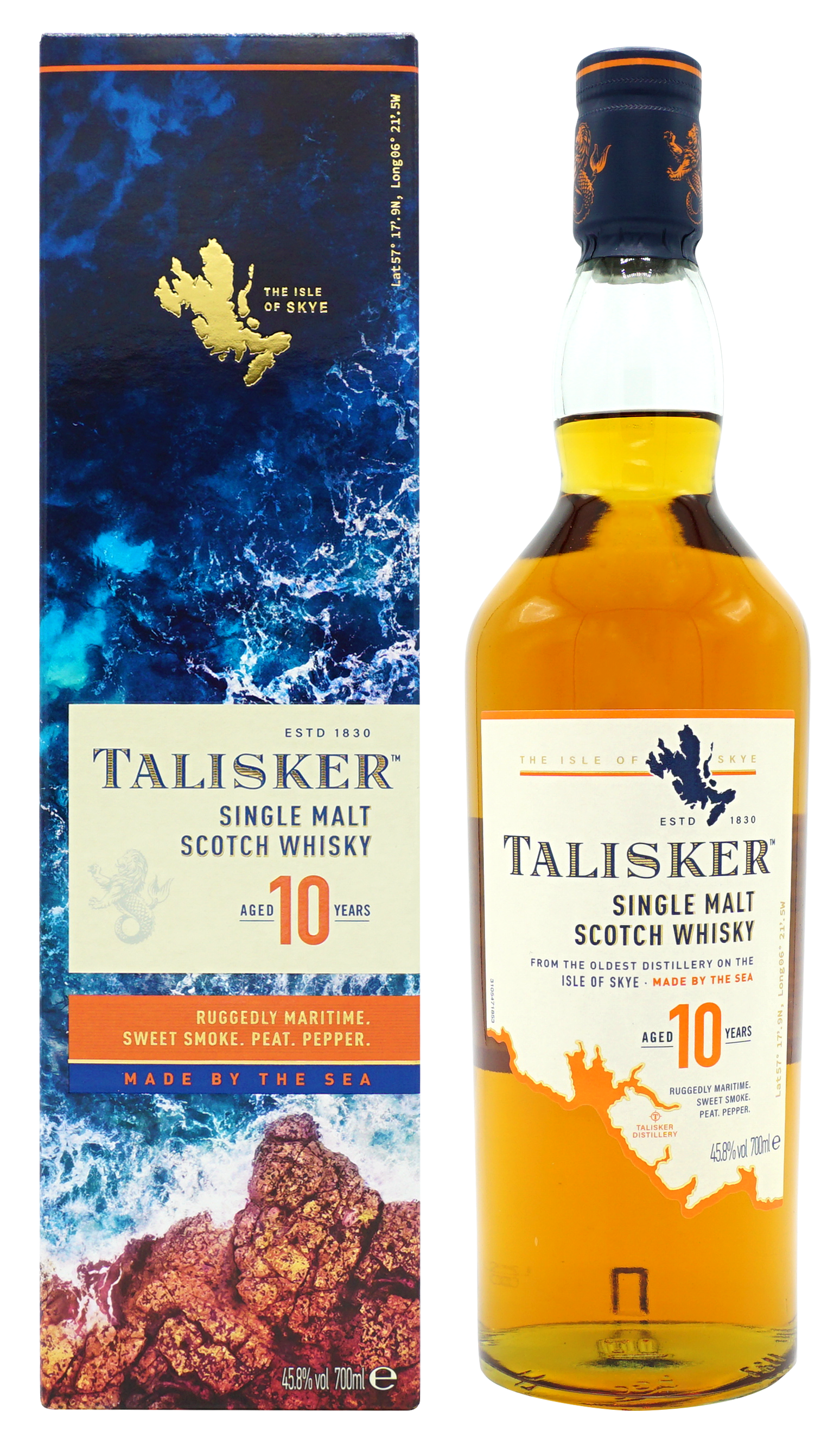 Talisker 10 Years Single Malt 70cl 458 Compleet