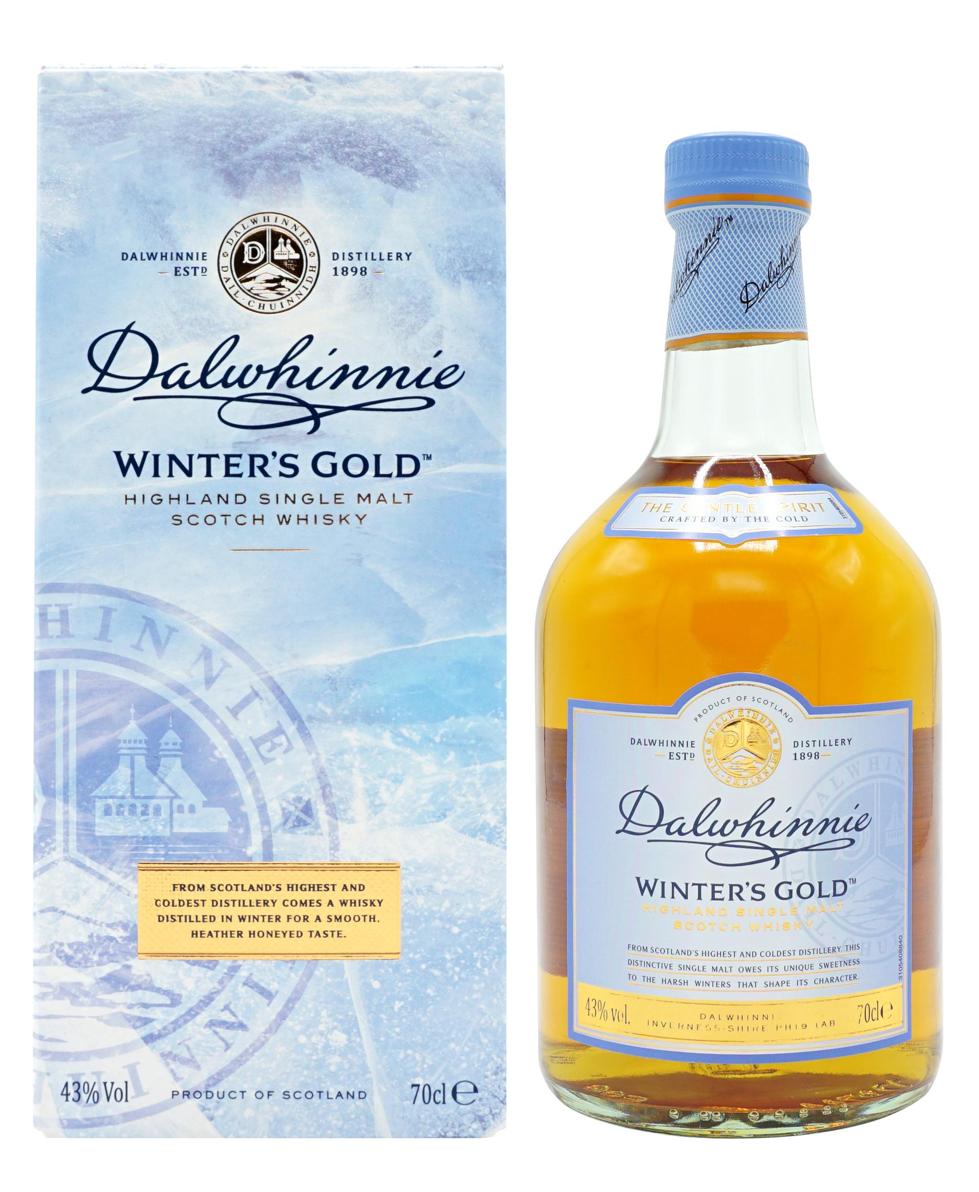 Dalwhinnie Winters Gold Single Malt 70cl 43 Compleet