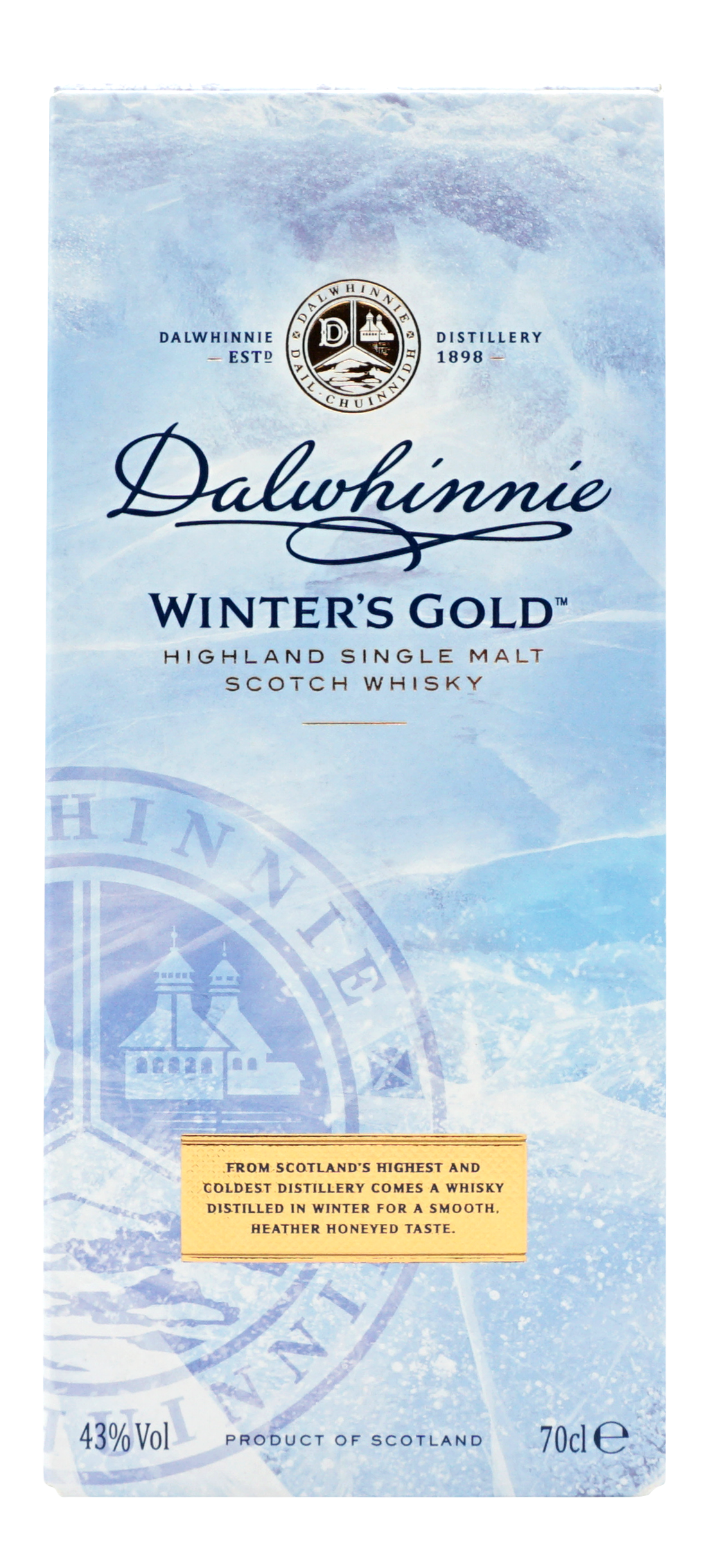 Dalwhinnie Winters Gold Single Malt 70cl 43 Doos