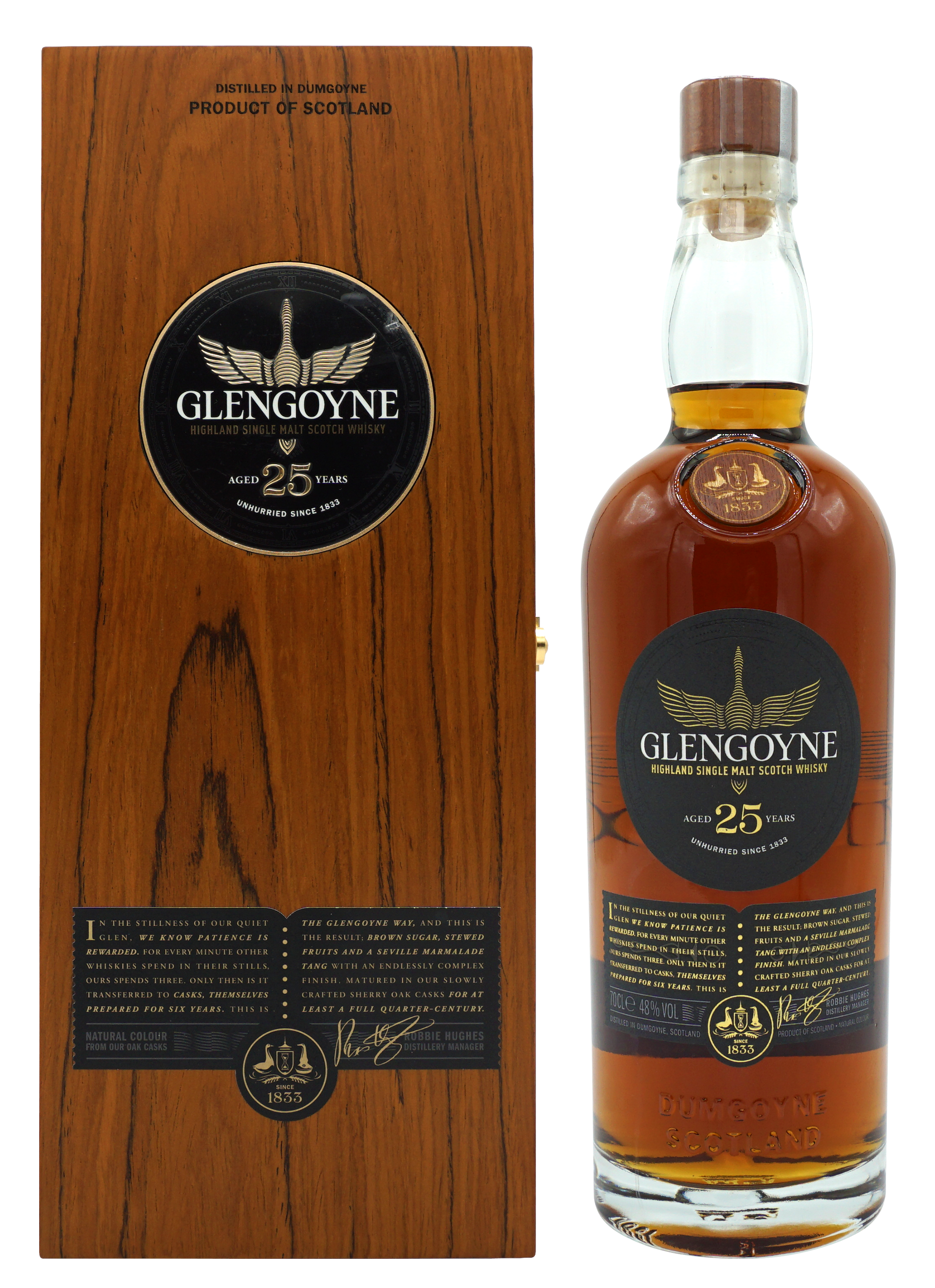Glengoyne 25 Years Single Malt 70cl 48 Compleet