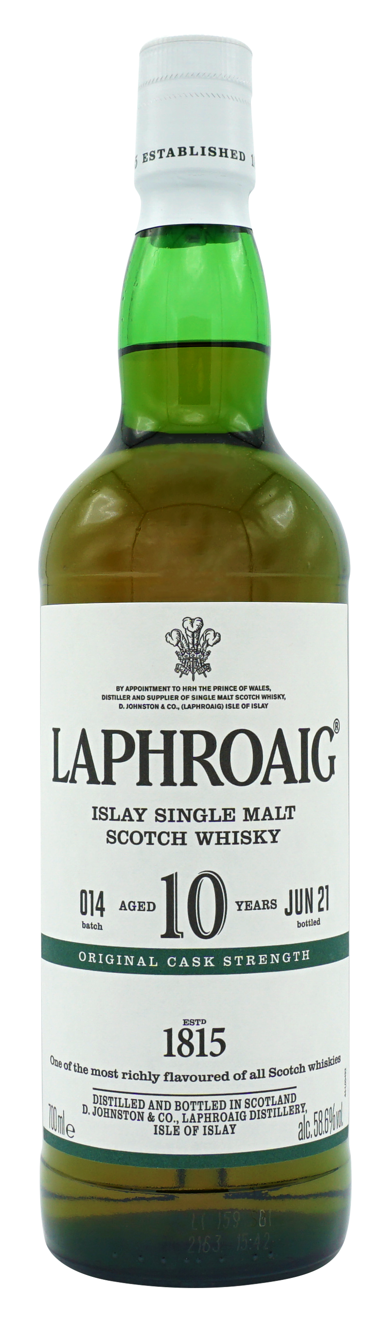 Laphroaig 10 Years Cask Strength Single Malt 70cl 586