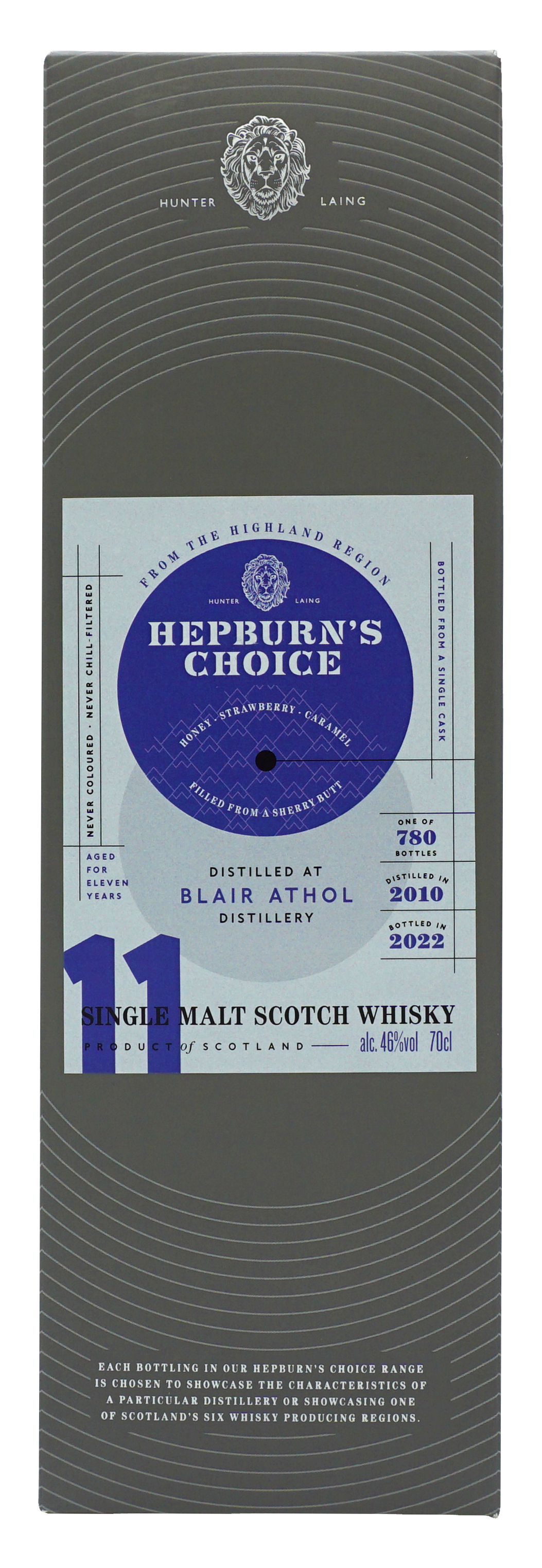 Hepburns Choice Blair At 2010 11 Years Single Malt 70cl 46 Doos