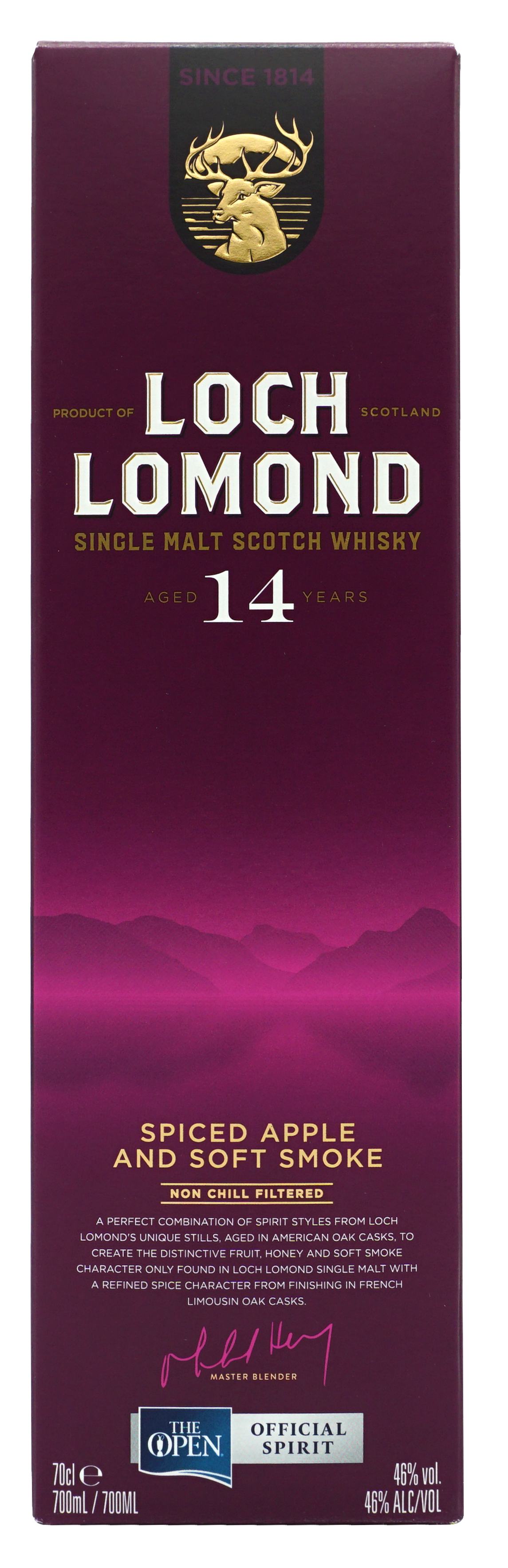 Loch Lomond 14 Years Single Malt 70cl 46 Doos