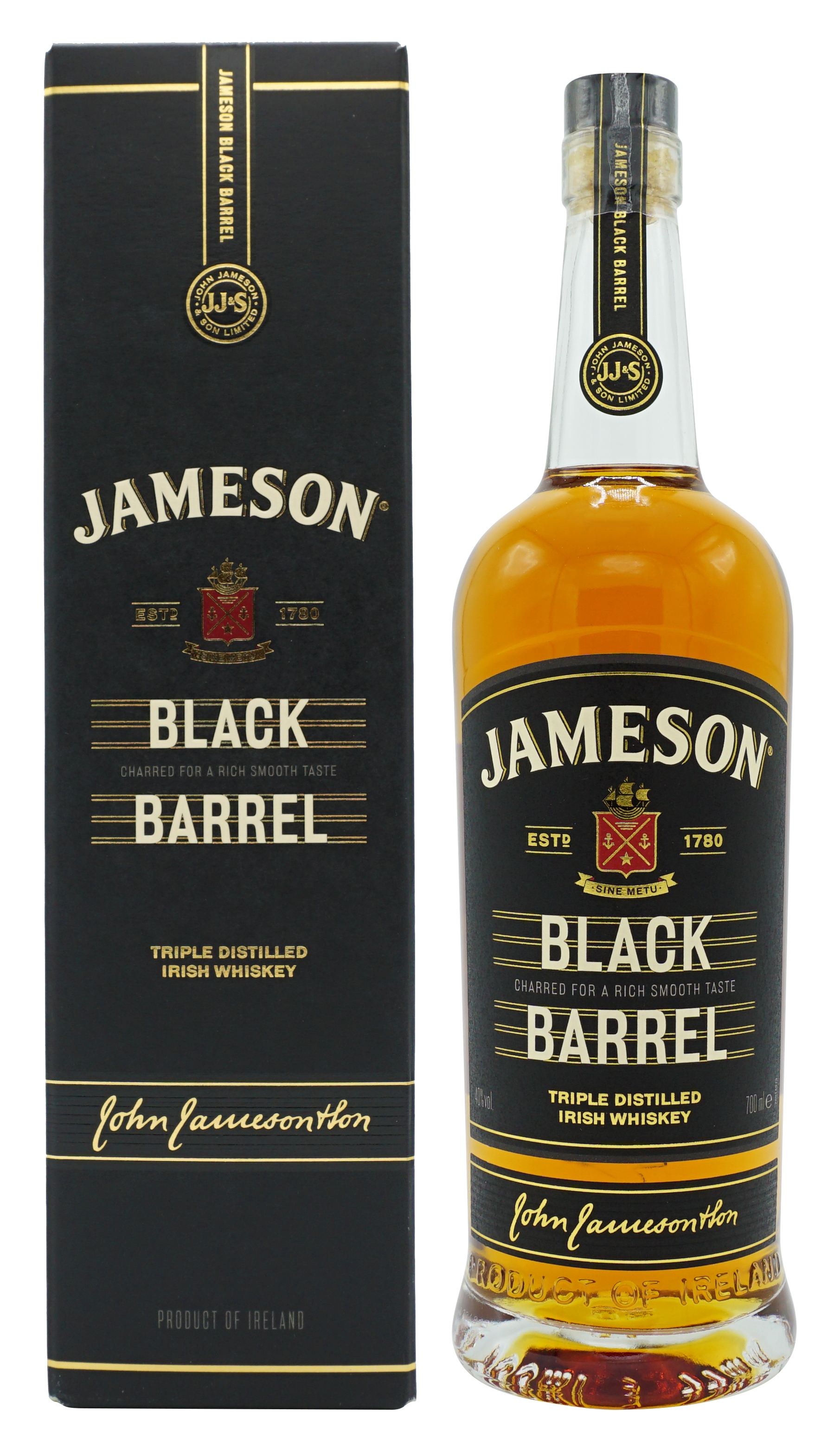 Jameson Black Barrel Blended 70cl 40 Compleet